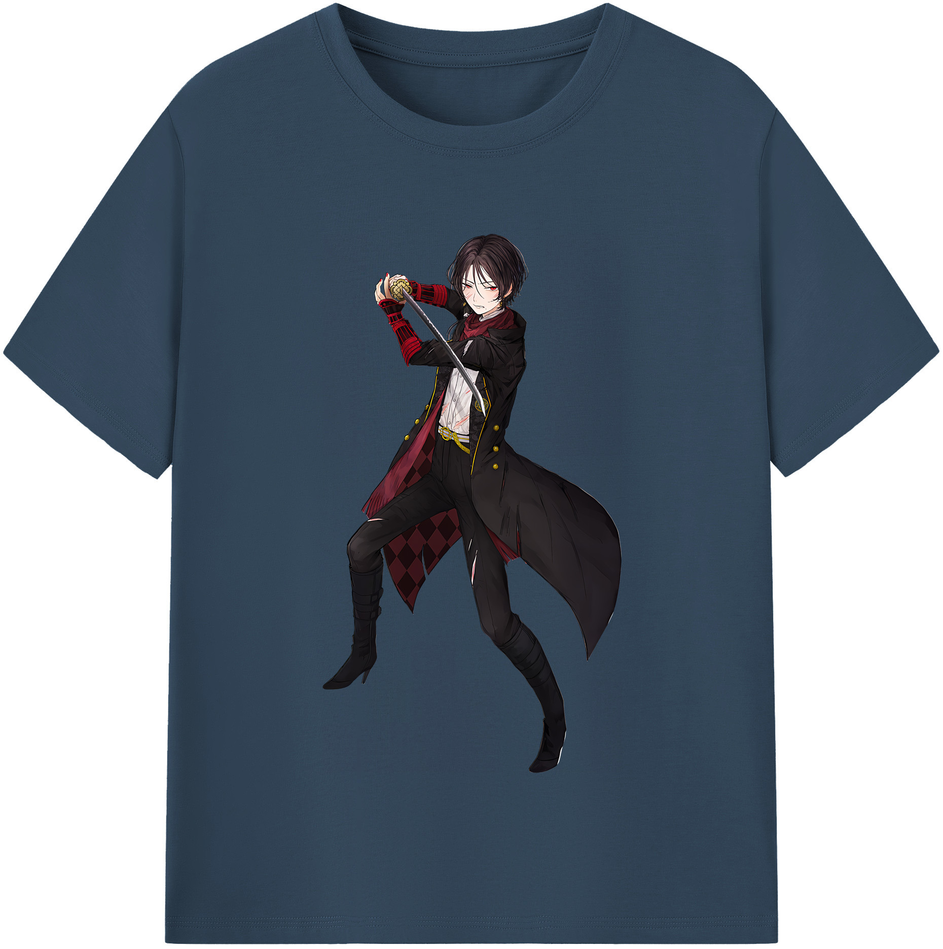 （画像用） 刀剣乱舞 Touken Ranbu レディースカジュアルプリントTシャツ（綿100％）