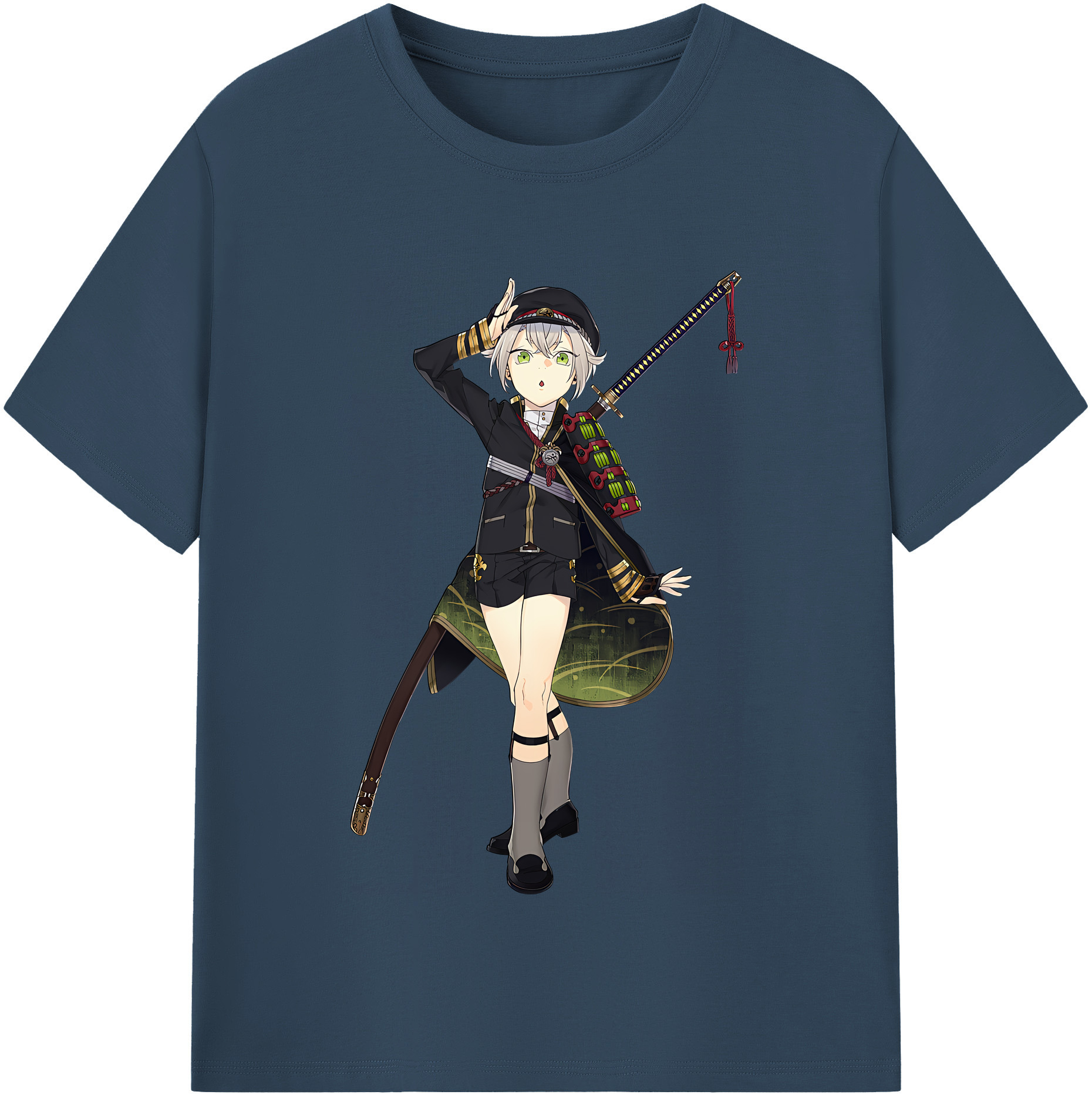 （画像用） 刀剣乱舞 Touken Ranbu レディースカジュアルプリントTシャツ（綿100％）