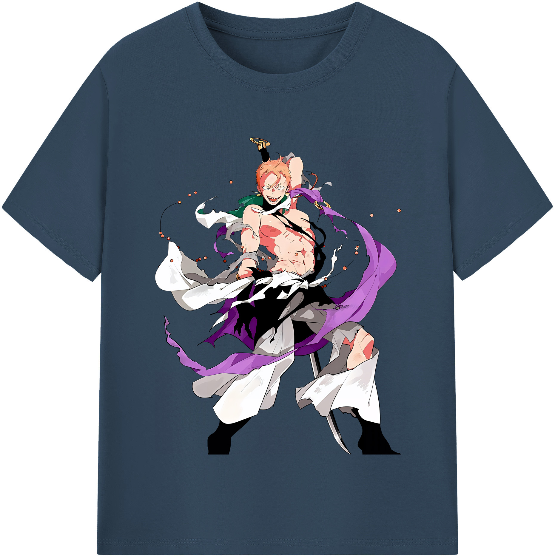 （画像用） 刀剣乱舞 Touken Ranbu レディースカジュアルプリントTシャツ（綿100％）