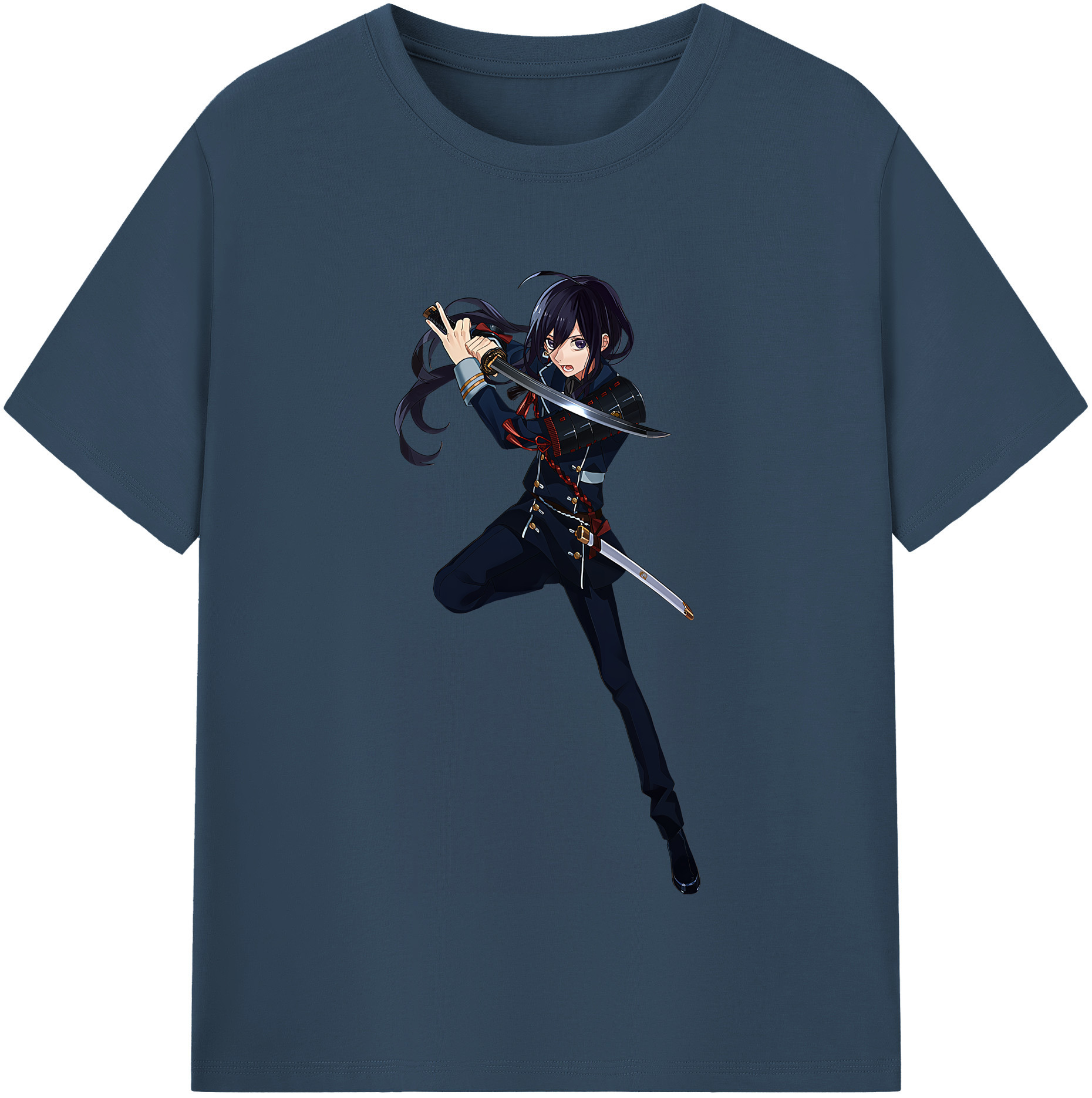 （画像用） 刀剣乱舞 Touken Ranbu レディースカジュアルプリントTシャツ（綿100％）