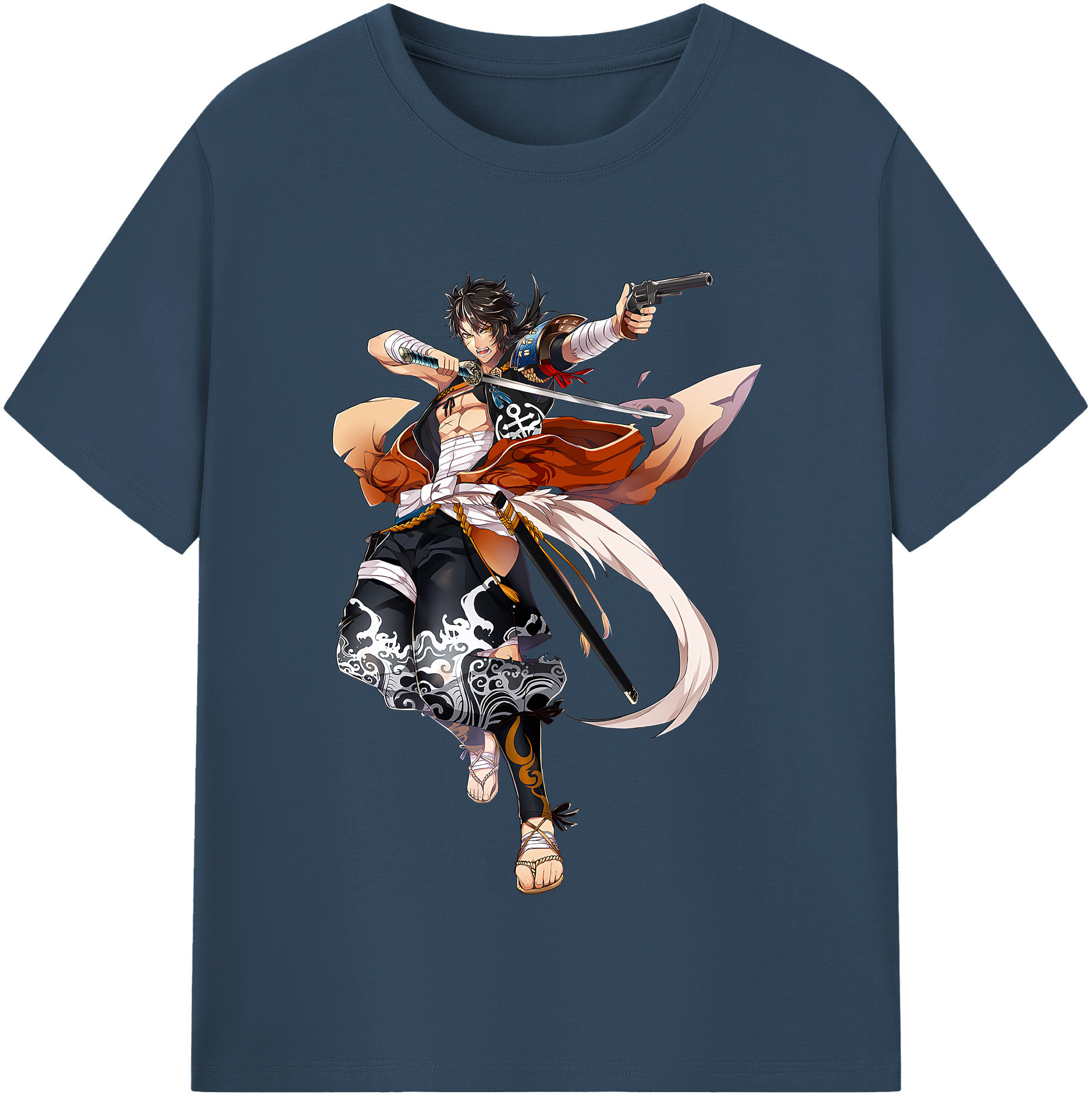 （画像用） 刀剣乱舞 Touken Ranbu レディースカジュアルプリントTシャツ（綿100％）