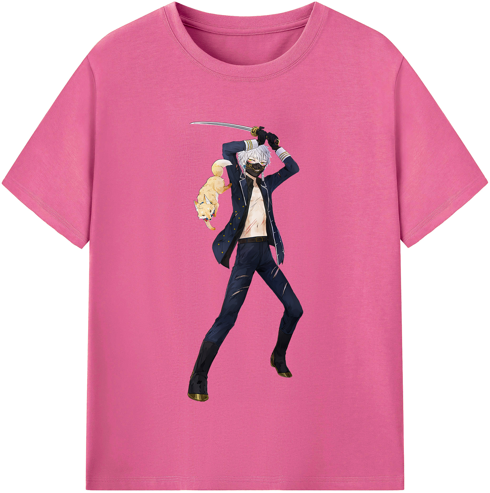 （画像用） 刀剣乱舞 Touken Ranbu レディースカジュアルプリントTシャツ（綿100％）