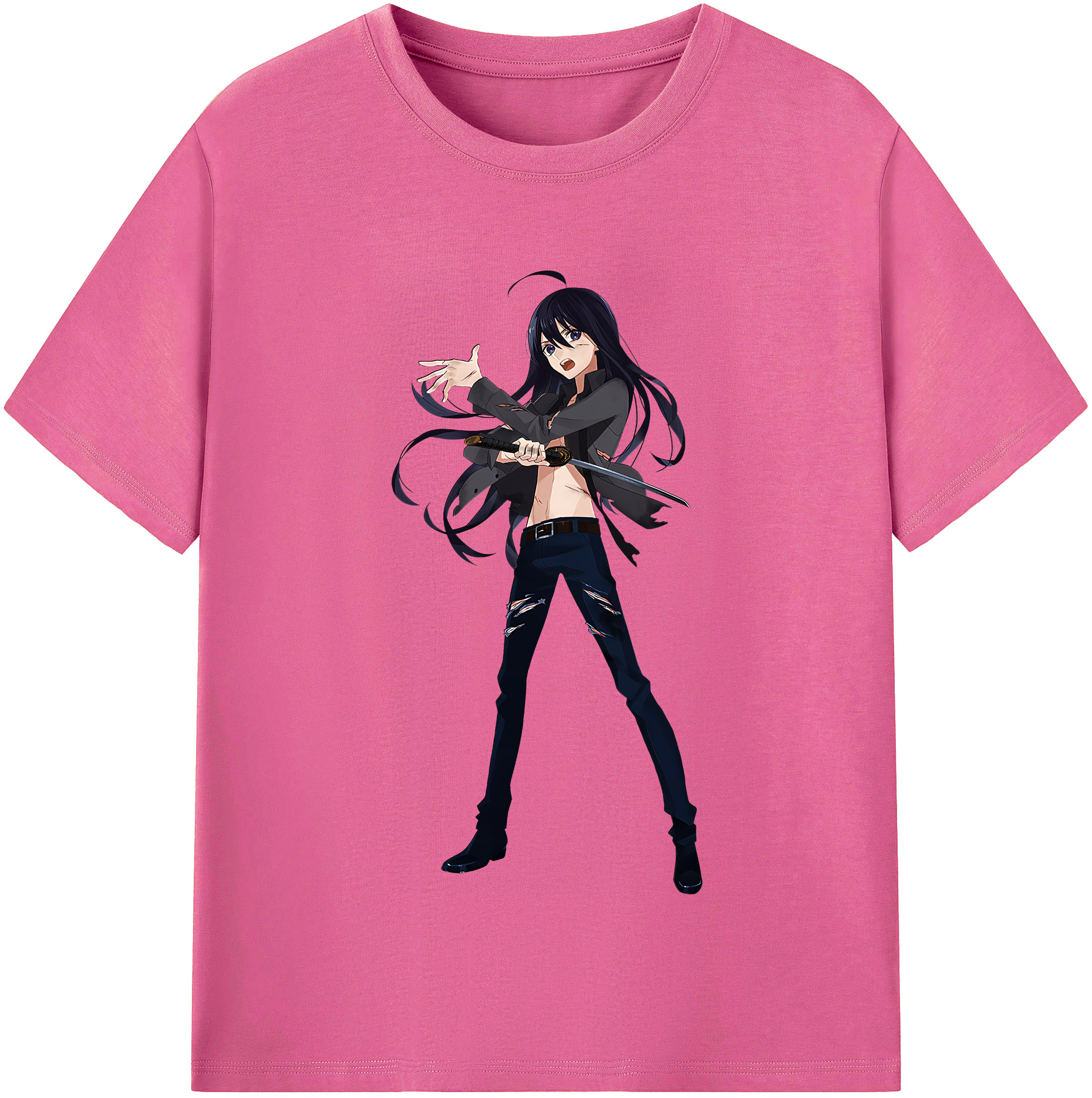 （画像用） 刀剣乱舞 Touken Ranbu レディースカジュアルプリントTシャツ（綿100％）