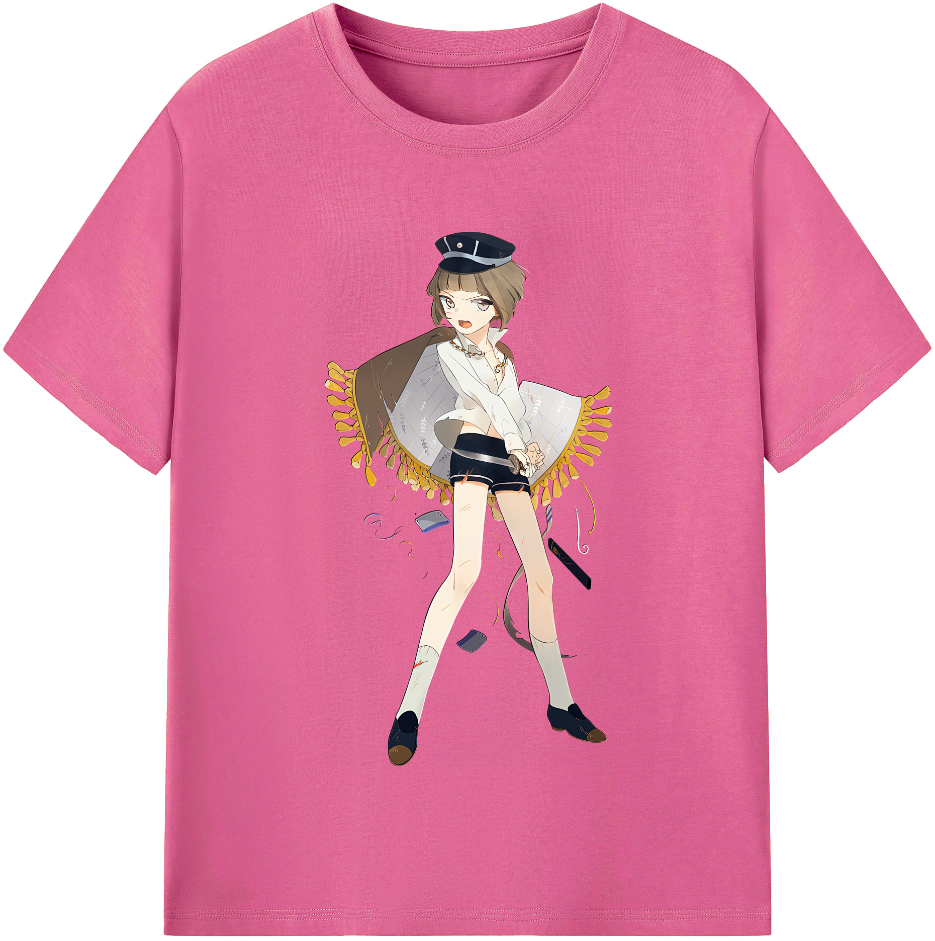 （画像用） 刀剣乱舞 Touken Ranbu レディースカジュアルプリントTシャツ（綿100％）