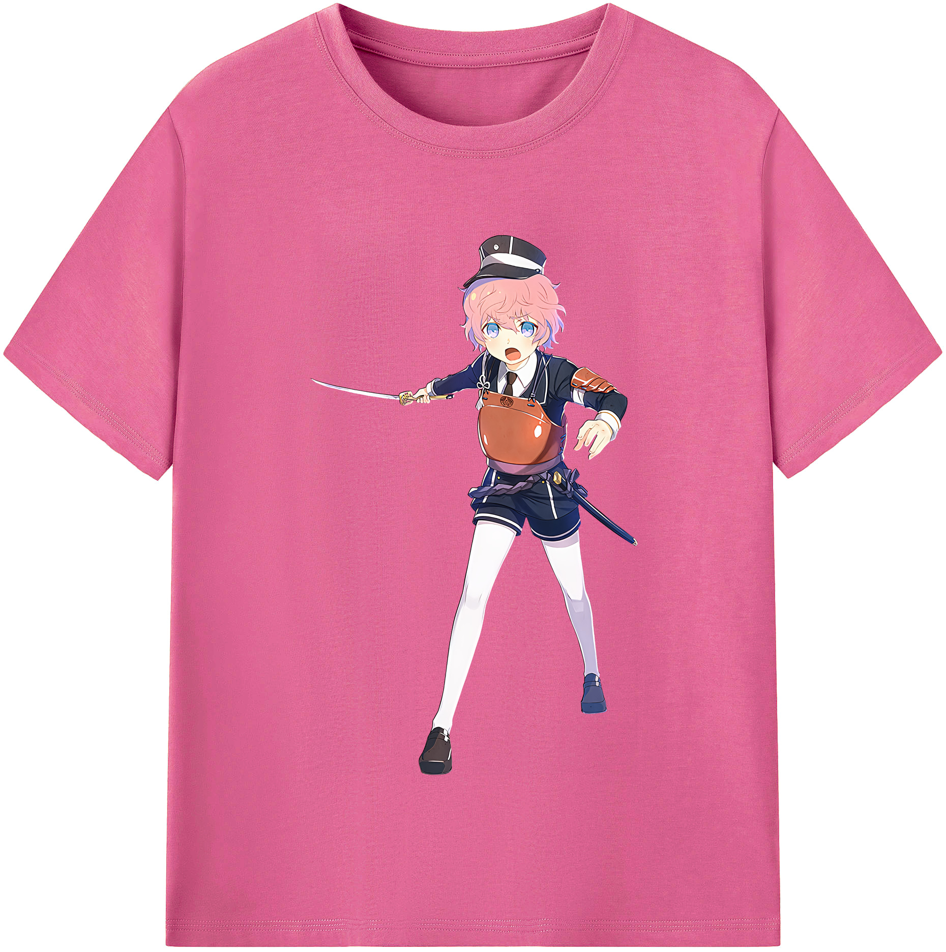 （画像用） 刀剣乱舞 Touken Ranbu レディースカジュアルプリントTシャツ（綿100％）