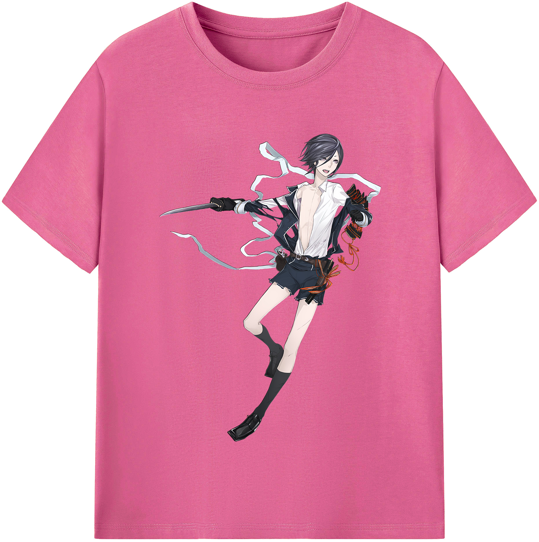 （画像用） 刀剣乱舞 Touken Ranbu レディースカジュアルプリントTシャツ（綿100％）
