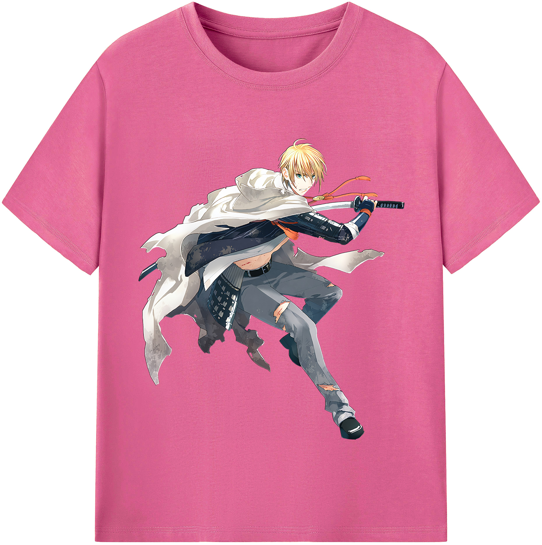 （画像用） 刀剣乱舞 Touken Ranbu レディースカジュアルプリントTシャツ（綿100％）