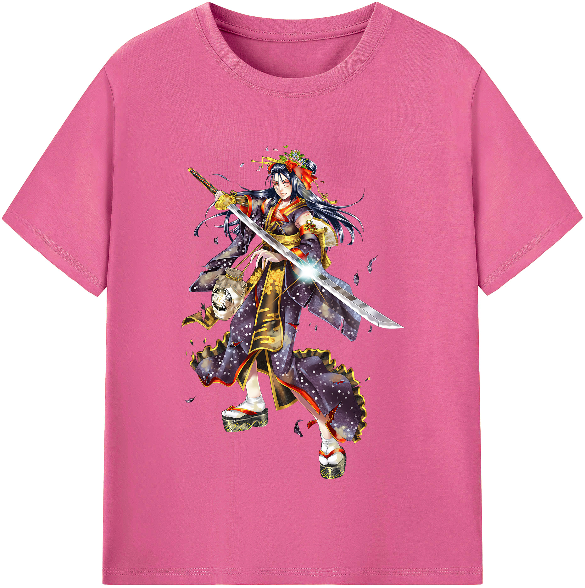 （画像用） 刀剣乱舞 Touken Ranbu レディースカジュアルプリントTシャツ（綿100％）