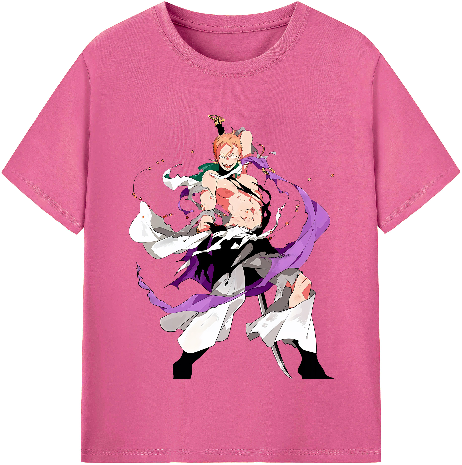 （画像用） 刀剣乱舞 Touken Ranbu レディースカジュアルプリントTシャツ（綿100％）