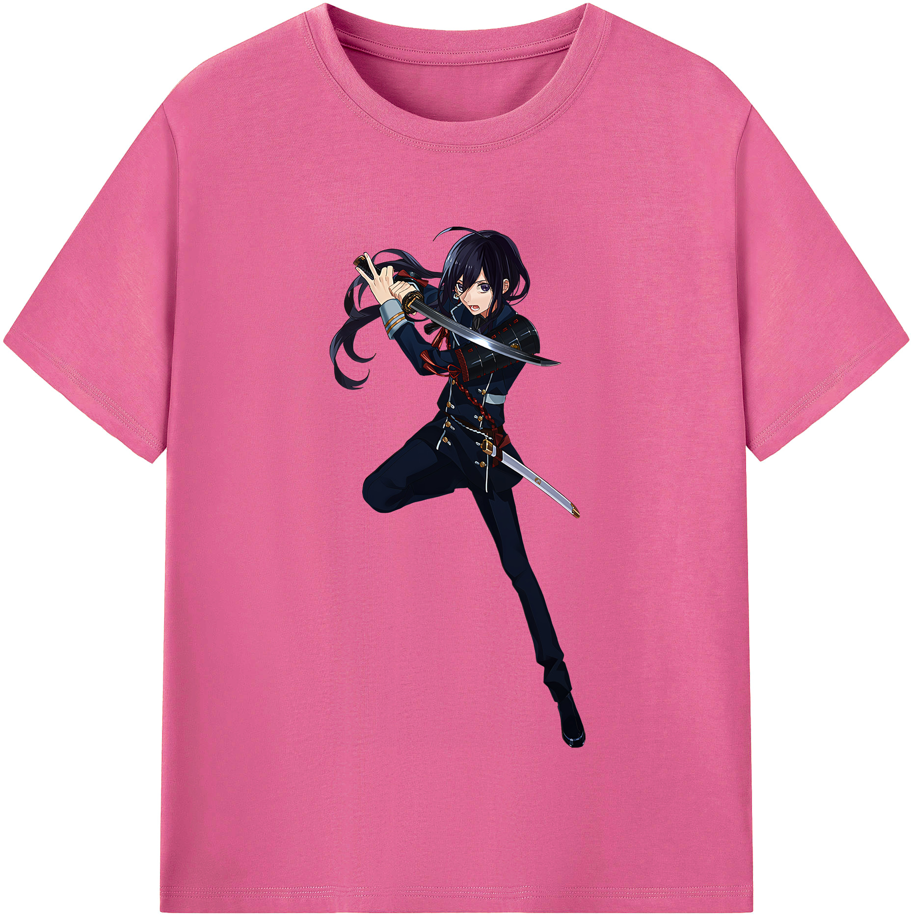 （画像用） 刀剣乱舞 Touken Ranbu レディースカジュアルプリントTシャツ（綿100％）