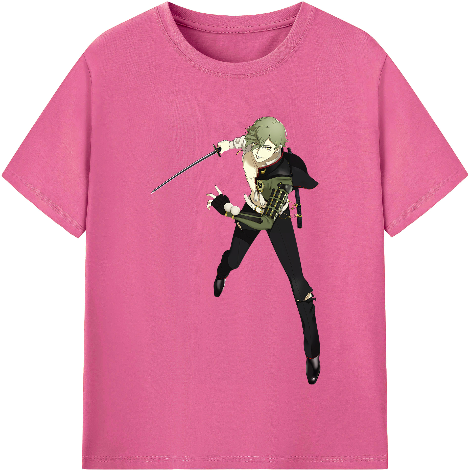 （画像用） 刀剣乱舞 Touken Ranbu レディースカジュアルプリントTシャツ（綿100％）