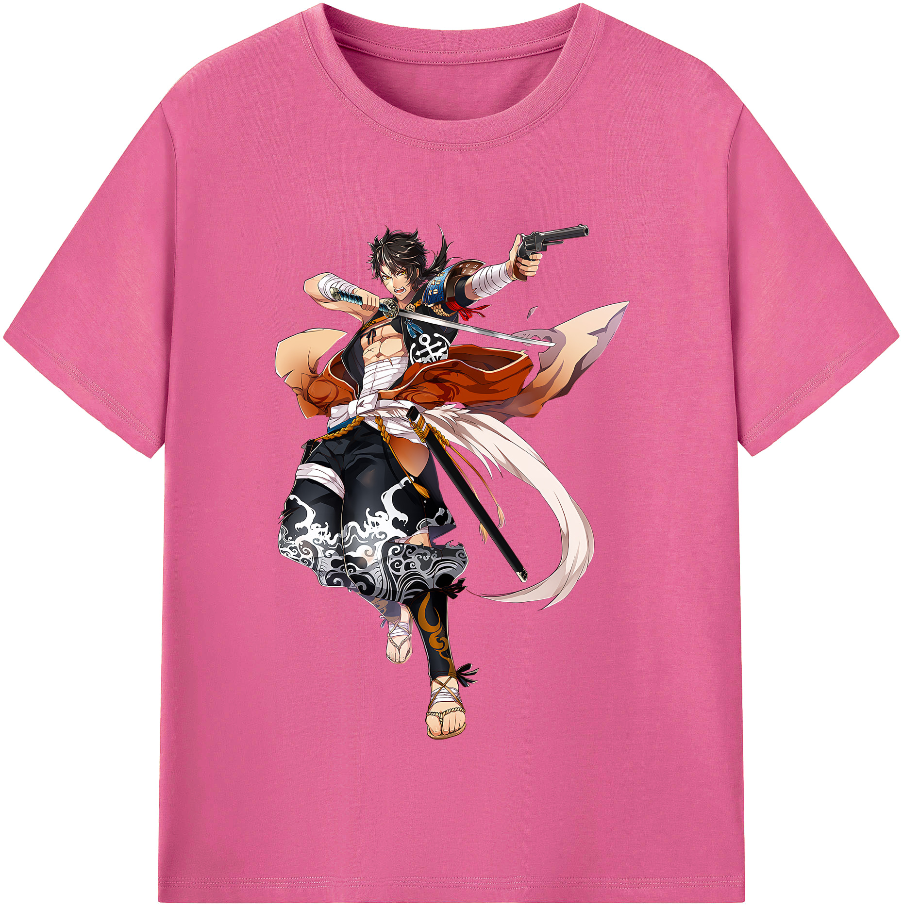 （画像用） 刀剣乱舞 Touken Ranbu レディースカジュアルプリントTシャツ（綿100％）