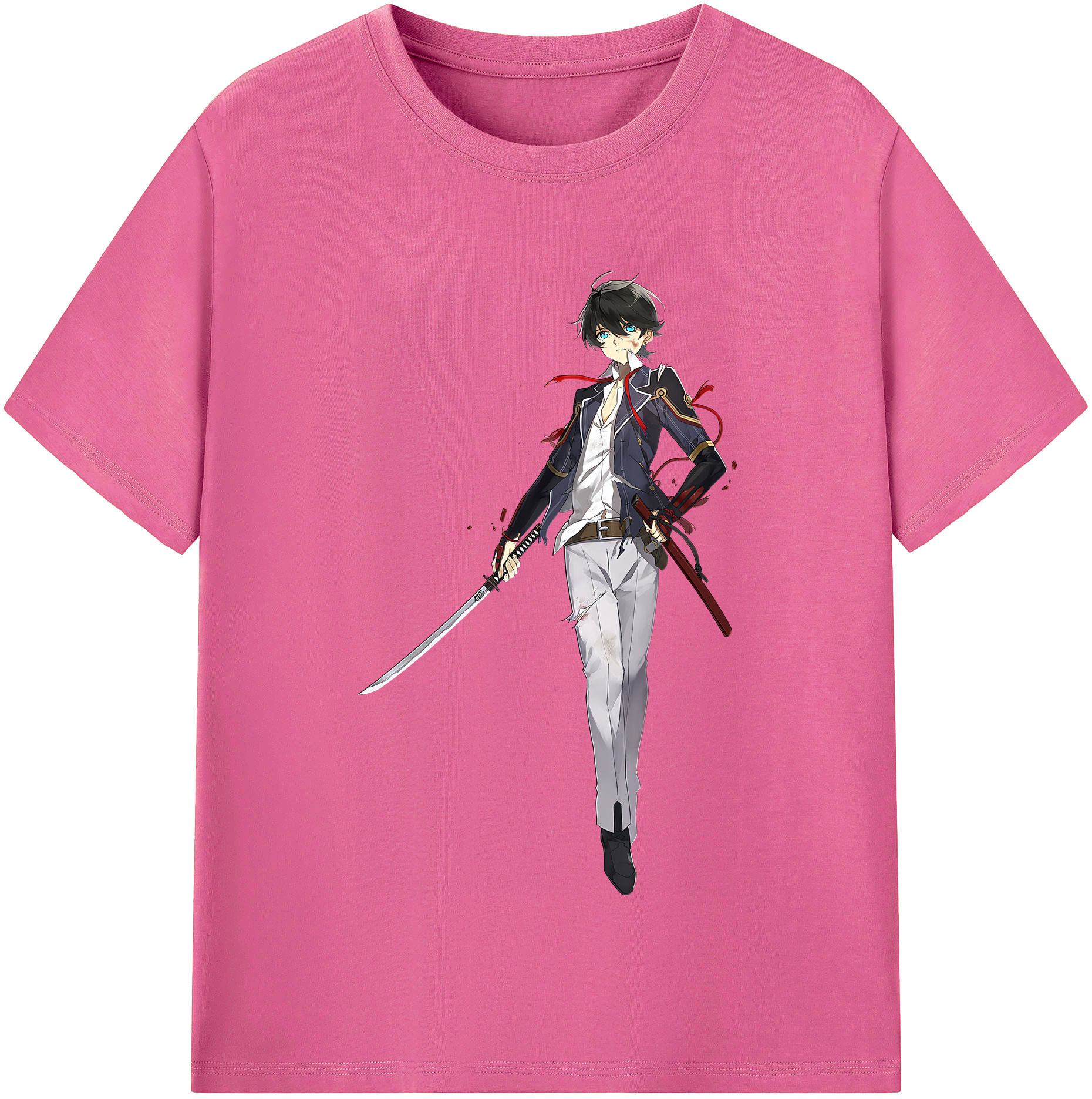 （画像用） 刀剣乱舞 Touken Ranbu レディースカジュアルプリントTシャツ（綿100％）