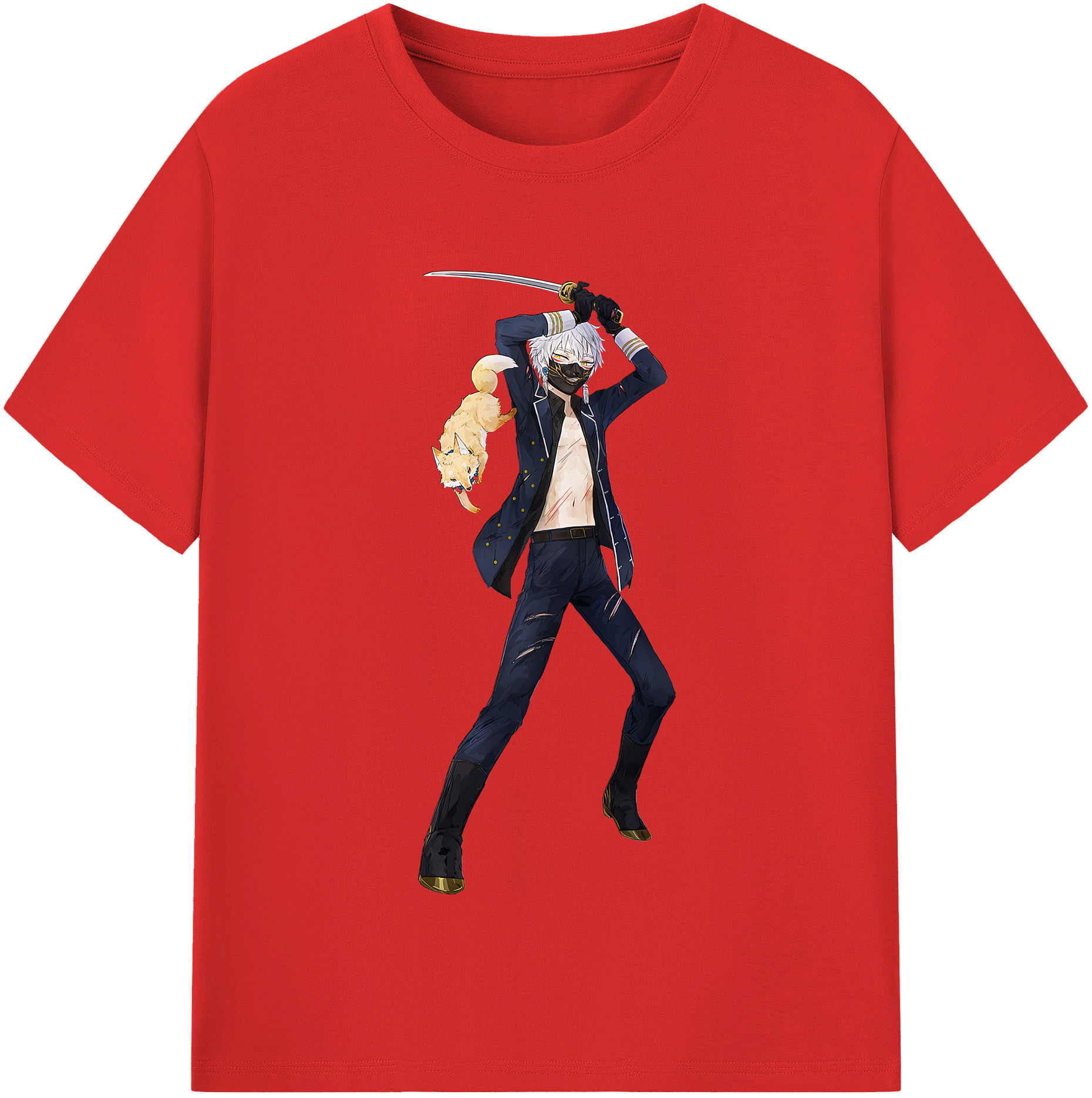 （画像用） 刀剣乱舞 Touken Ranbu レディースカジュアルプリントTシャツ（綿100％）
