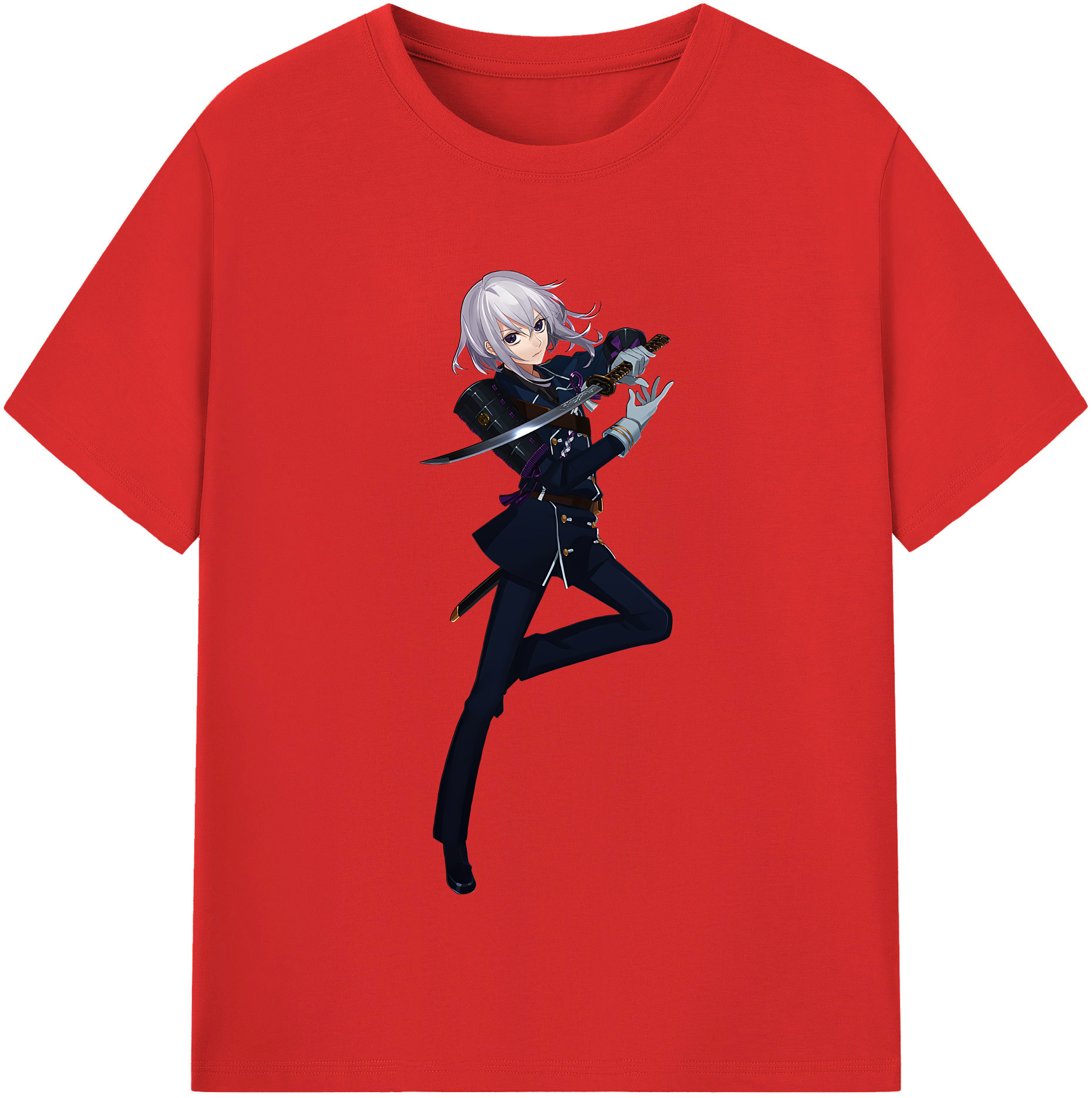 （画像用） 刀剣乱舞 Touken Ranbu レディースカジュアルプリントTシャツ（綿100％）