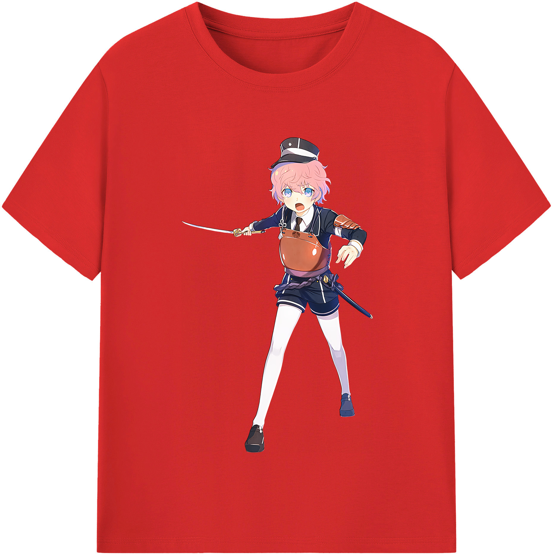 （画像用） 刀剣乱舞 Touken Ranbu レディースカジュアルプリントTシャツ（綿100％）