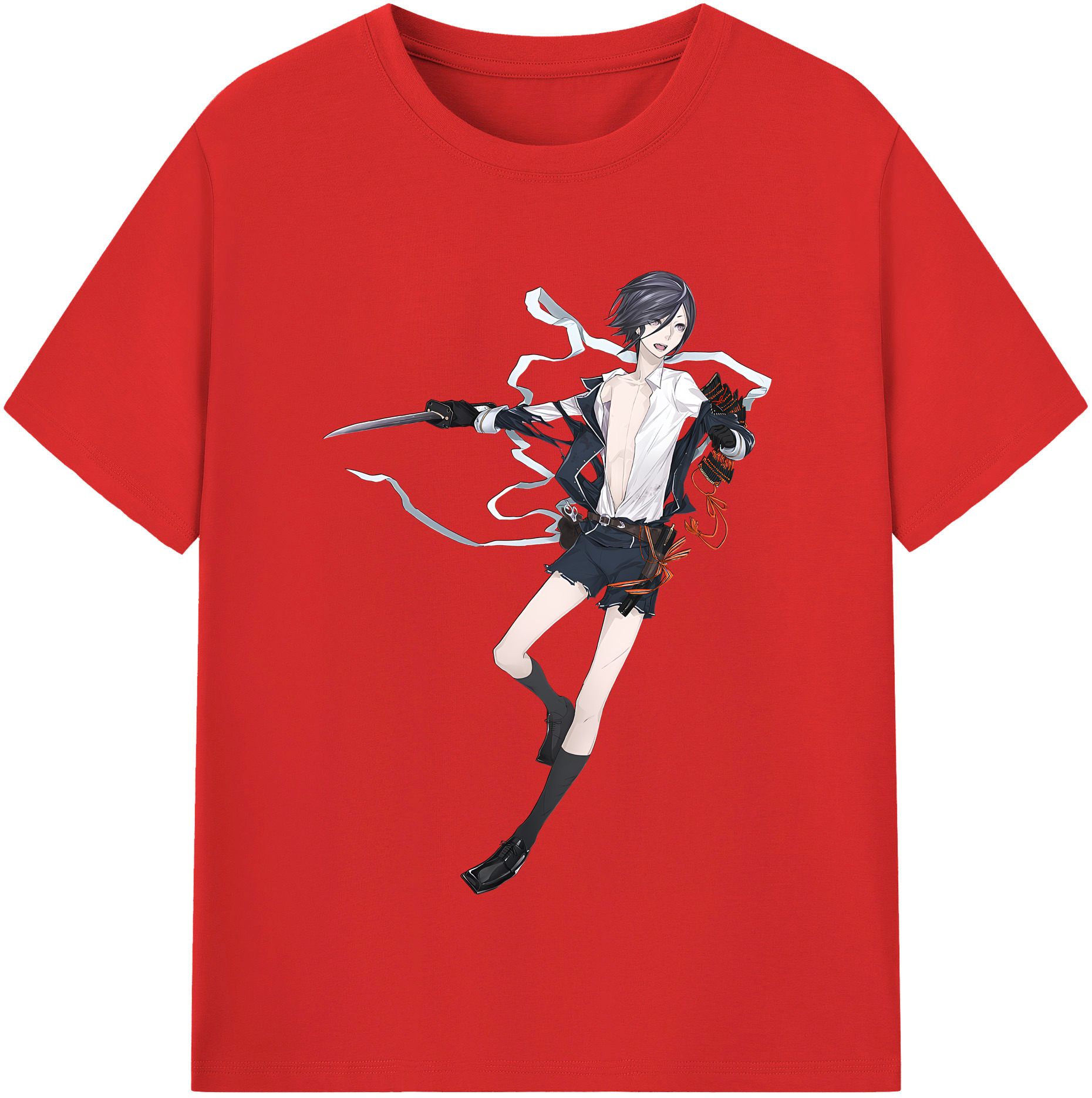 （画像用） 刀剣乱舞 Touken Ranbu レディースカジュアルプリントTシャツ（綿100％）