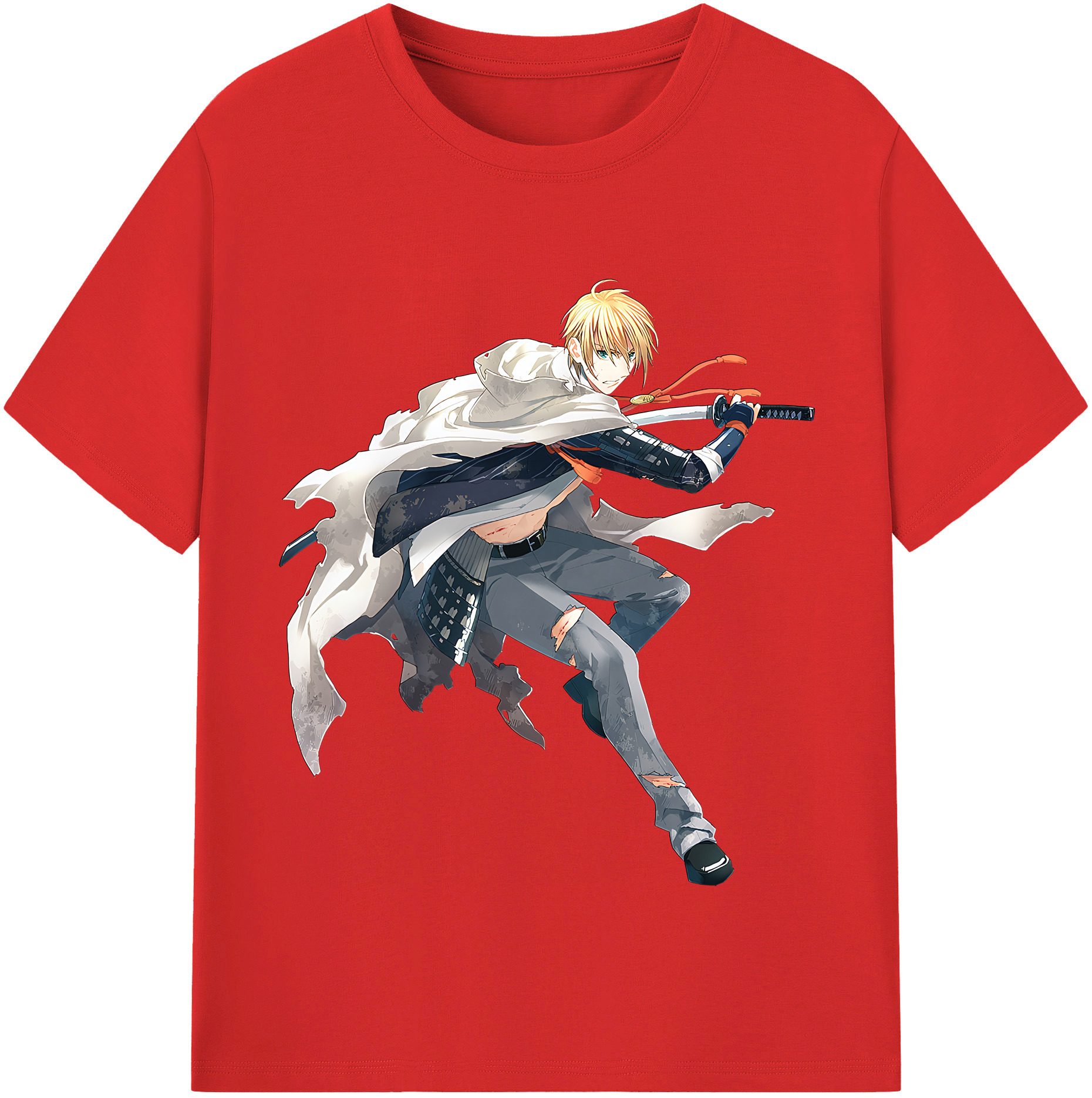 （画像用） 刀剣乱舞 Touken Ranbu レディースカジュアルプリントTシャツ（綿100％）