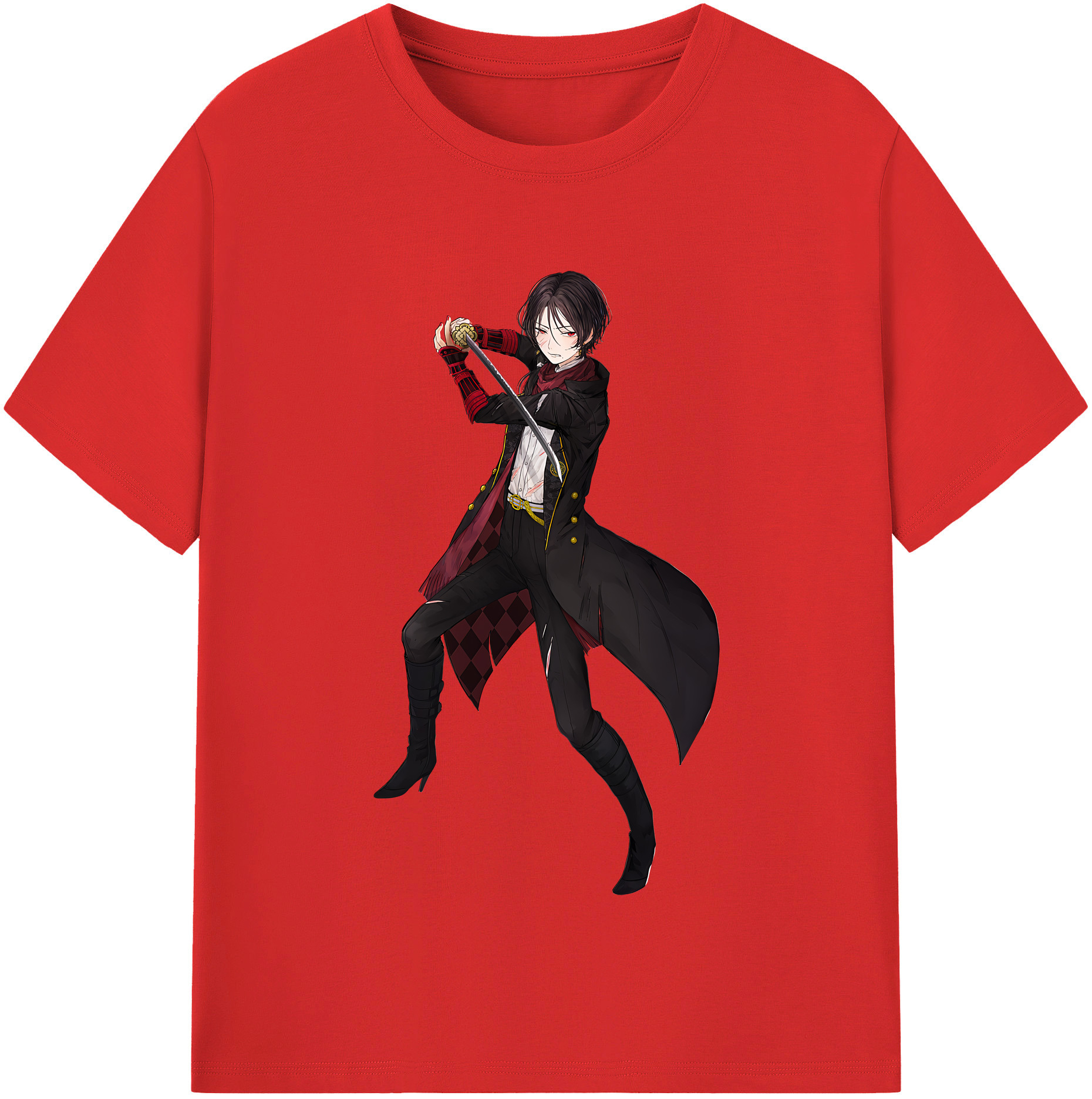 （画像用） 刀剣乱舞 Touken Ranbu レディースカジュアルプリントTシャツ（綿100％）
