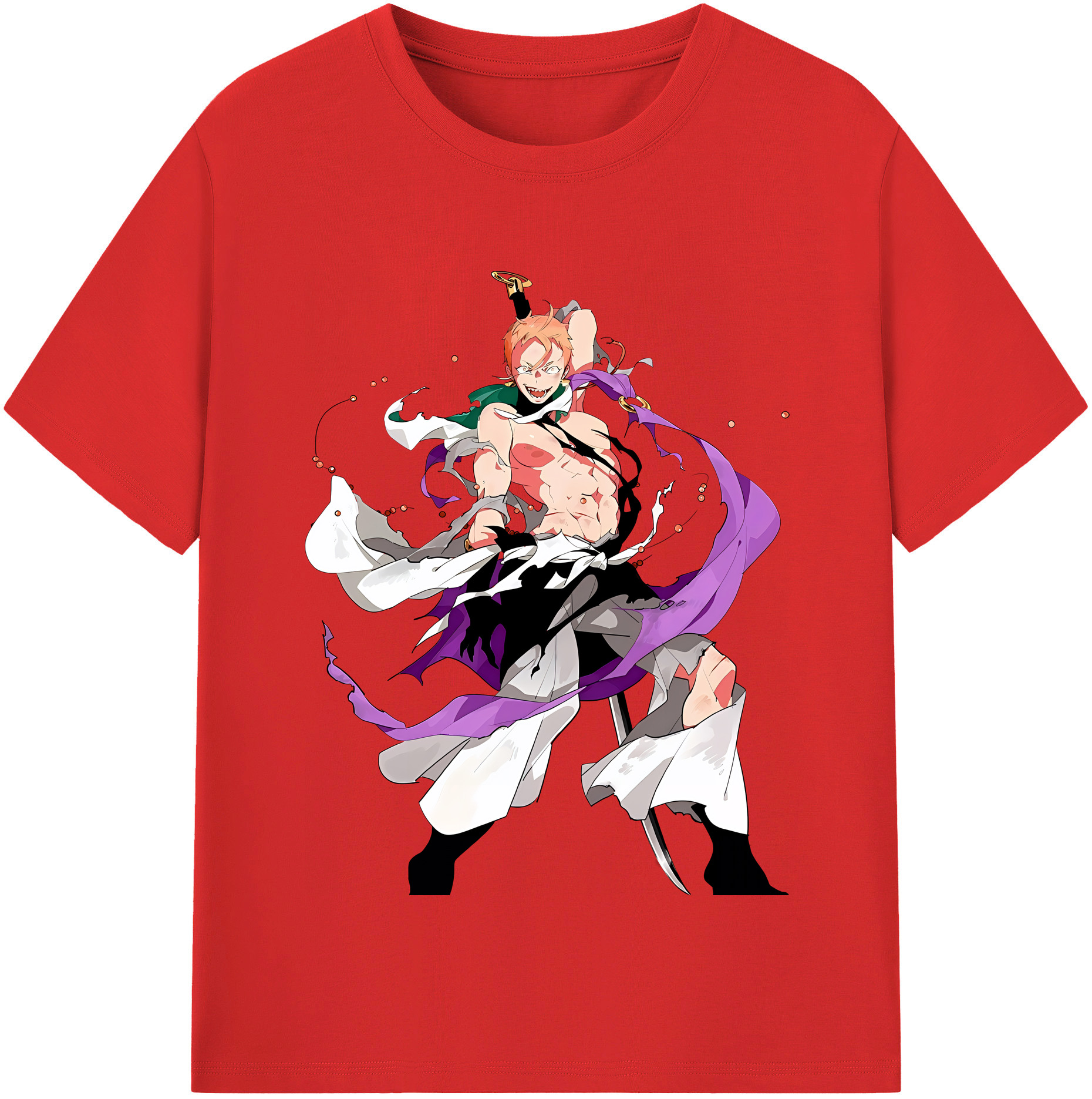 （画像用） 刀剣乱舞 Touken Ranbu レディースカジュアルプリントTシャツ（綿100％）