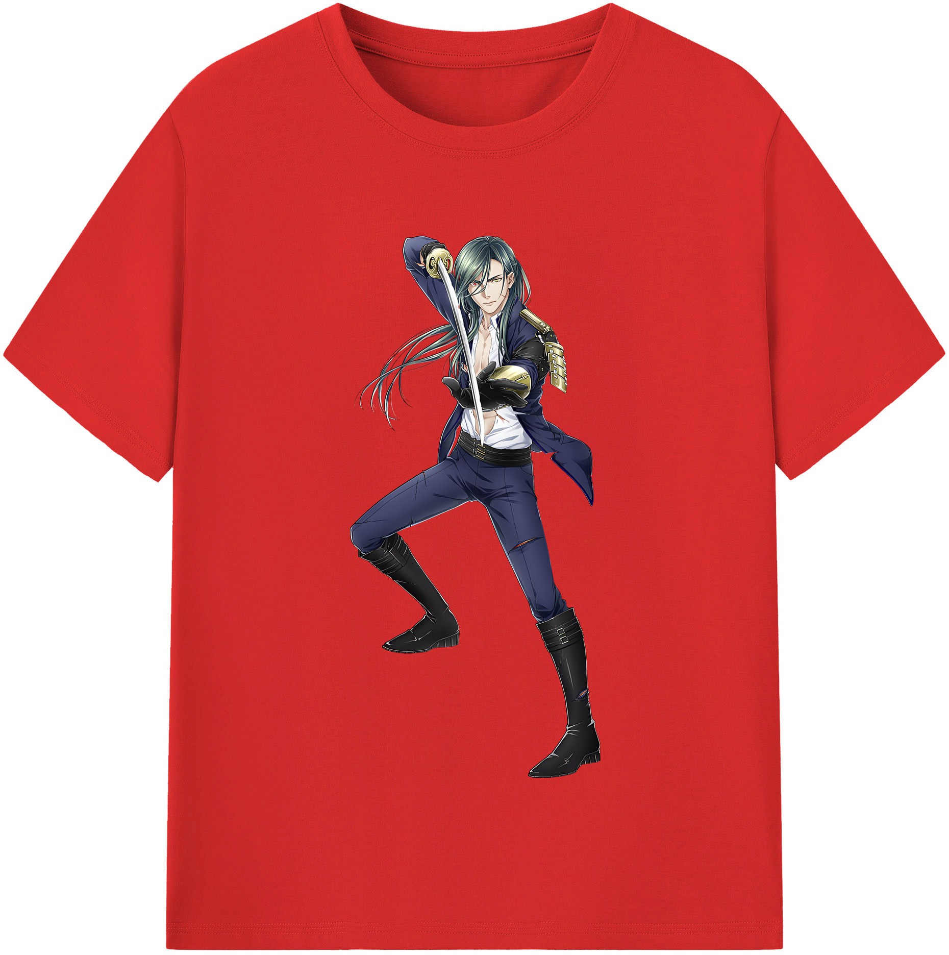 （画像用） 刀剣乱舞 Touken Ranbu レディースカジュアルプリントTシャツ（綿100％）