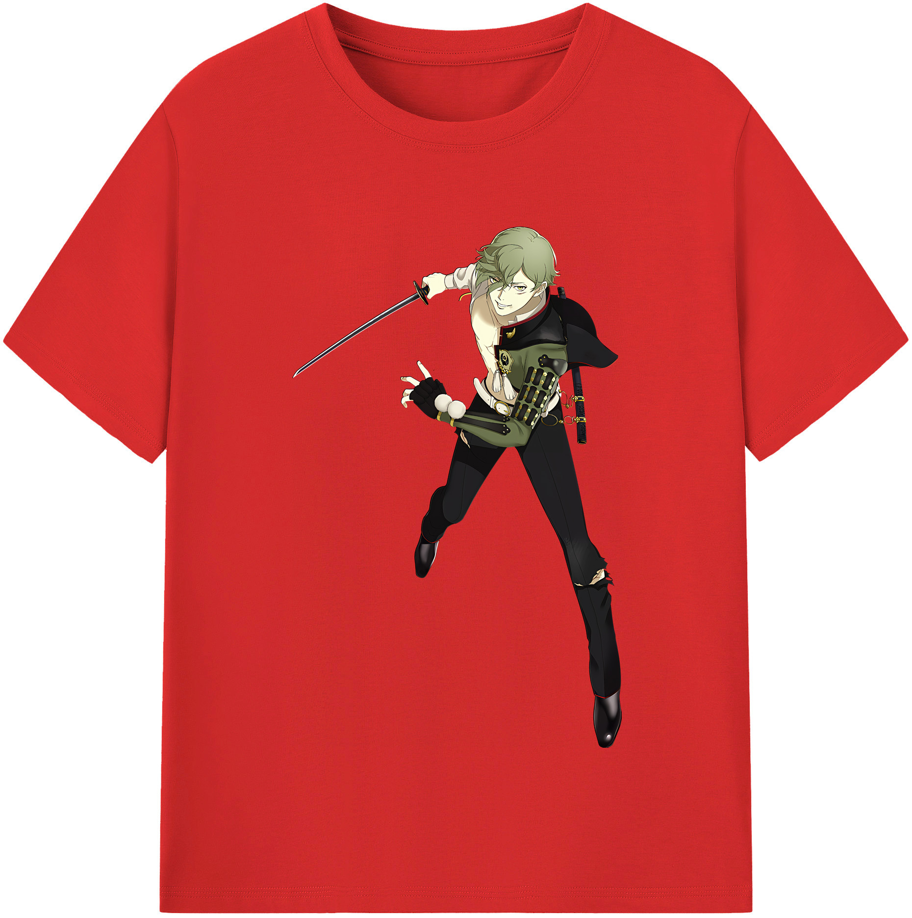 （画像用） 刀剣乱舞 Touken Ranbu レディースカジュアルプリントTシャツ（綿100％）