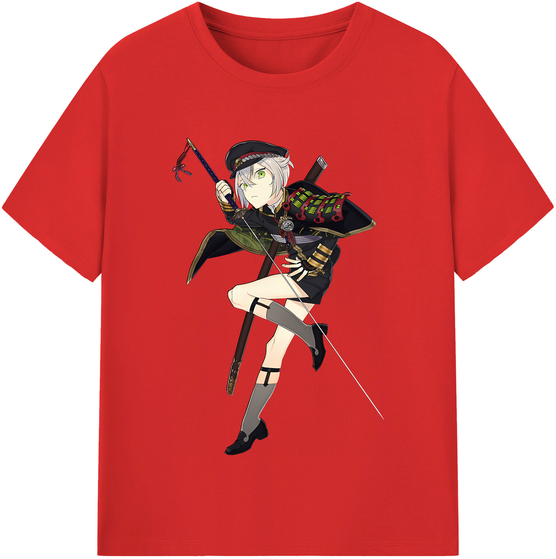 （画像用） 刀剣乱舞 Touken Ranbu レディースカジュアルプリントTシャツ（綿100％）