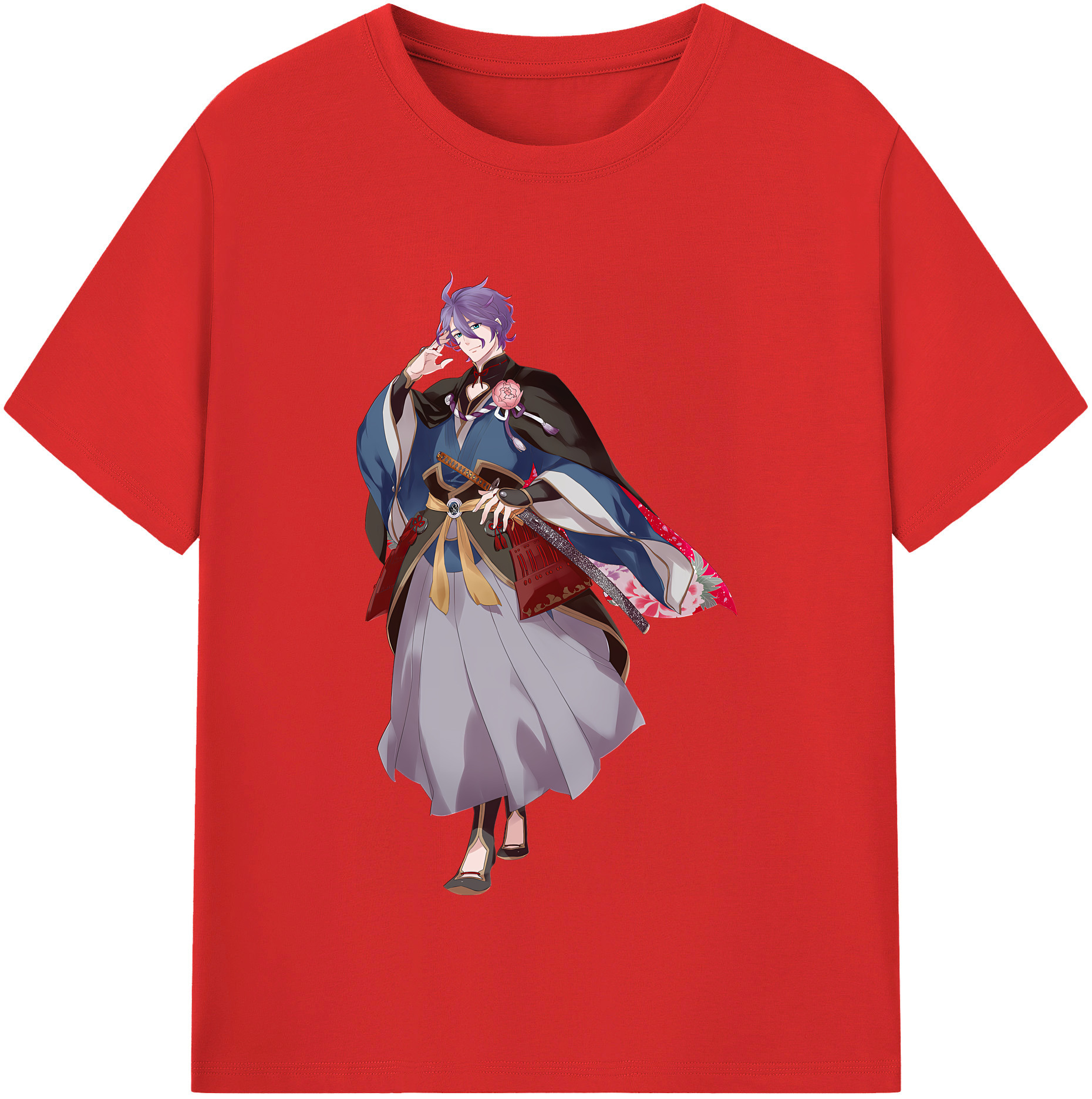（画像用） 刀剣乱舞 Touken Ranbu レディースカジュアルプリントTシャツ（綿100％）