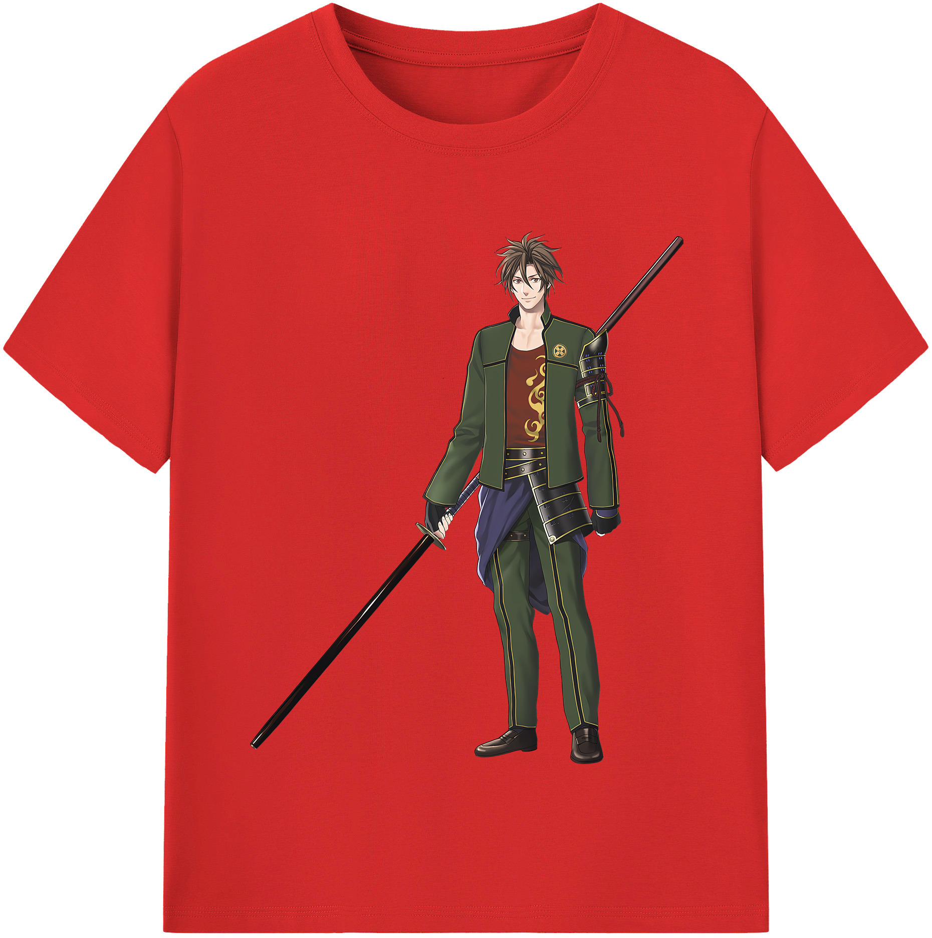 （画像用） 刀剣乱舞 Touken Ranbu レディースカジュアルプリントTシャツ（綿100％）