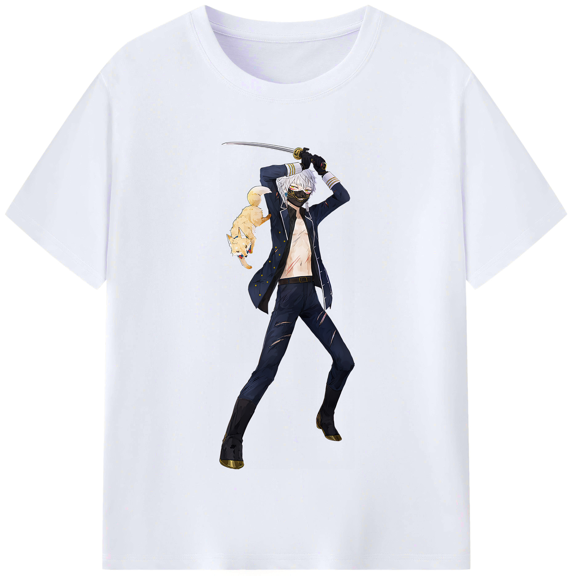 （画像用） 刀剣乱舞 Touken Ranbu レディースカジュアルプリントTシャツ（綿100％）