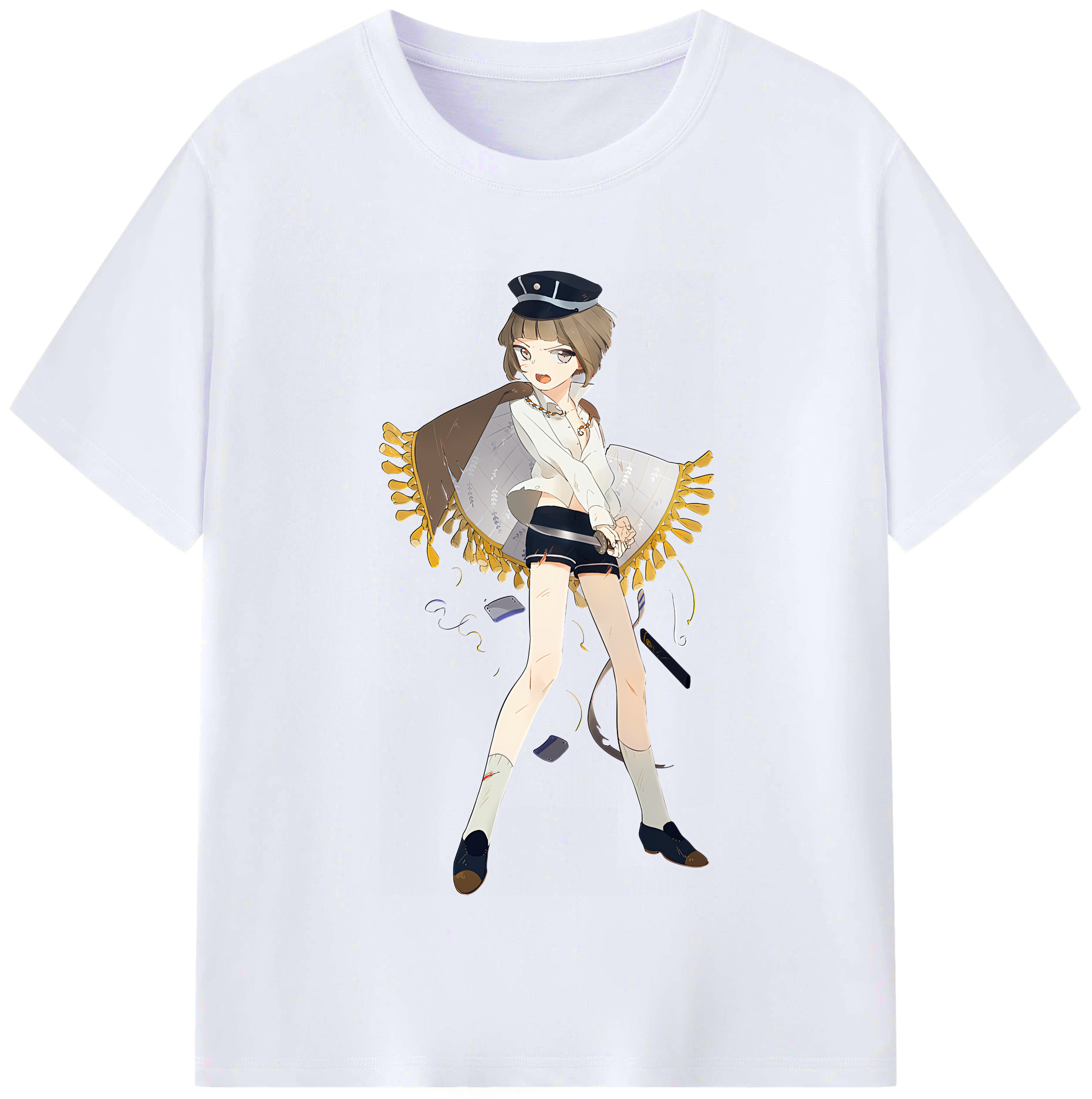 （画像用） 刀剣乱舞 Touken Ranbu レディースカジュアルプリントTシャツ（綿100％）