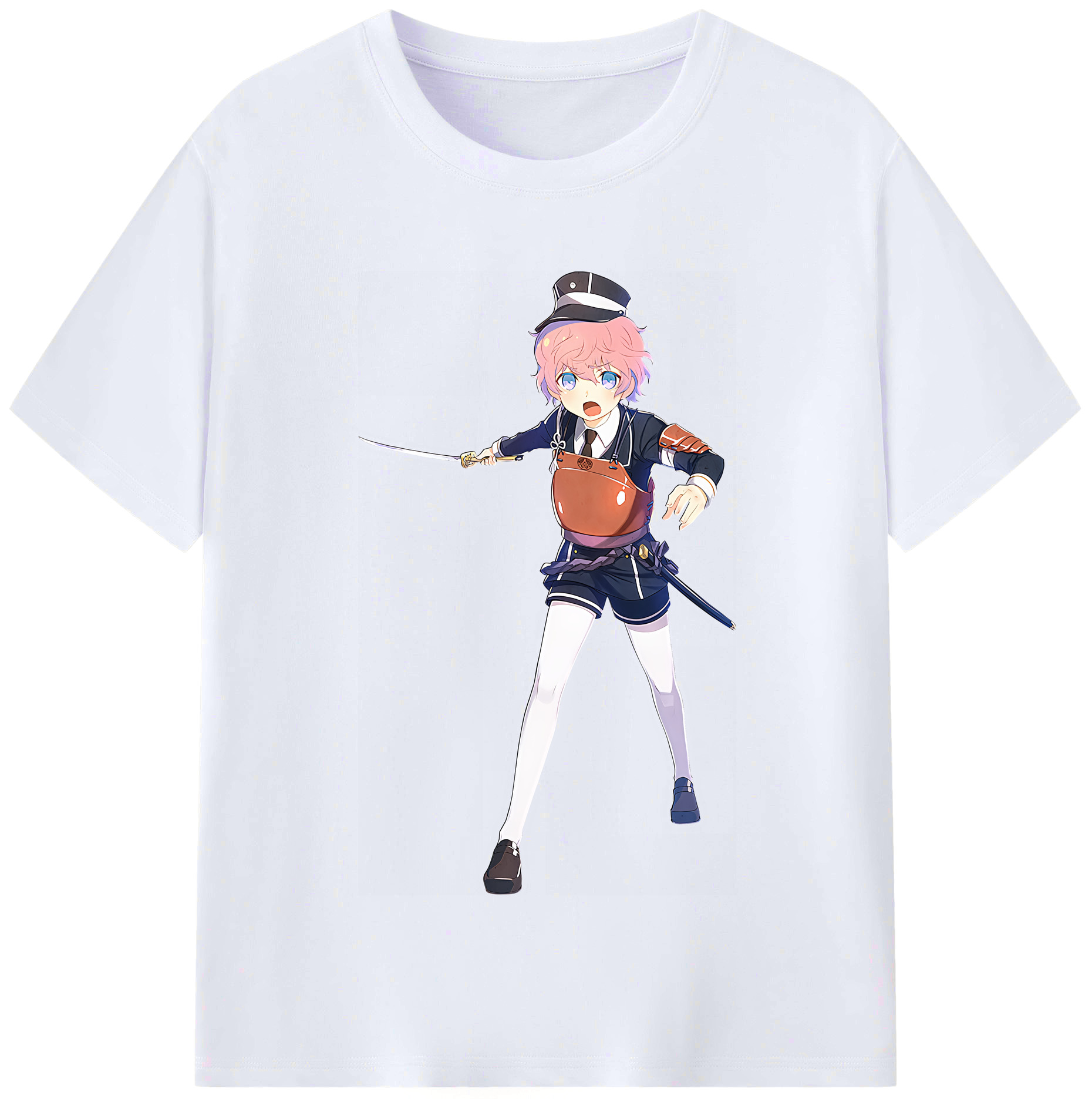 （画像用） 刀剣乱舞 Touken Ranbu レディースカジュアルプリントTシャツ（綿100％）