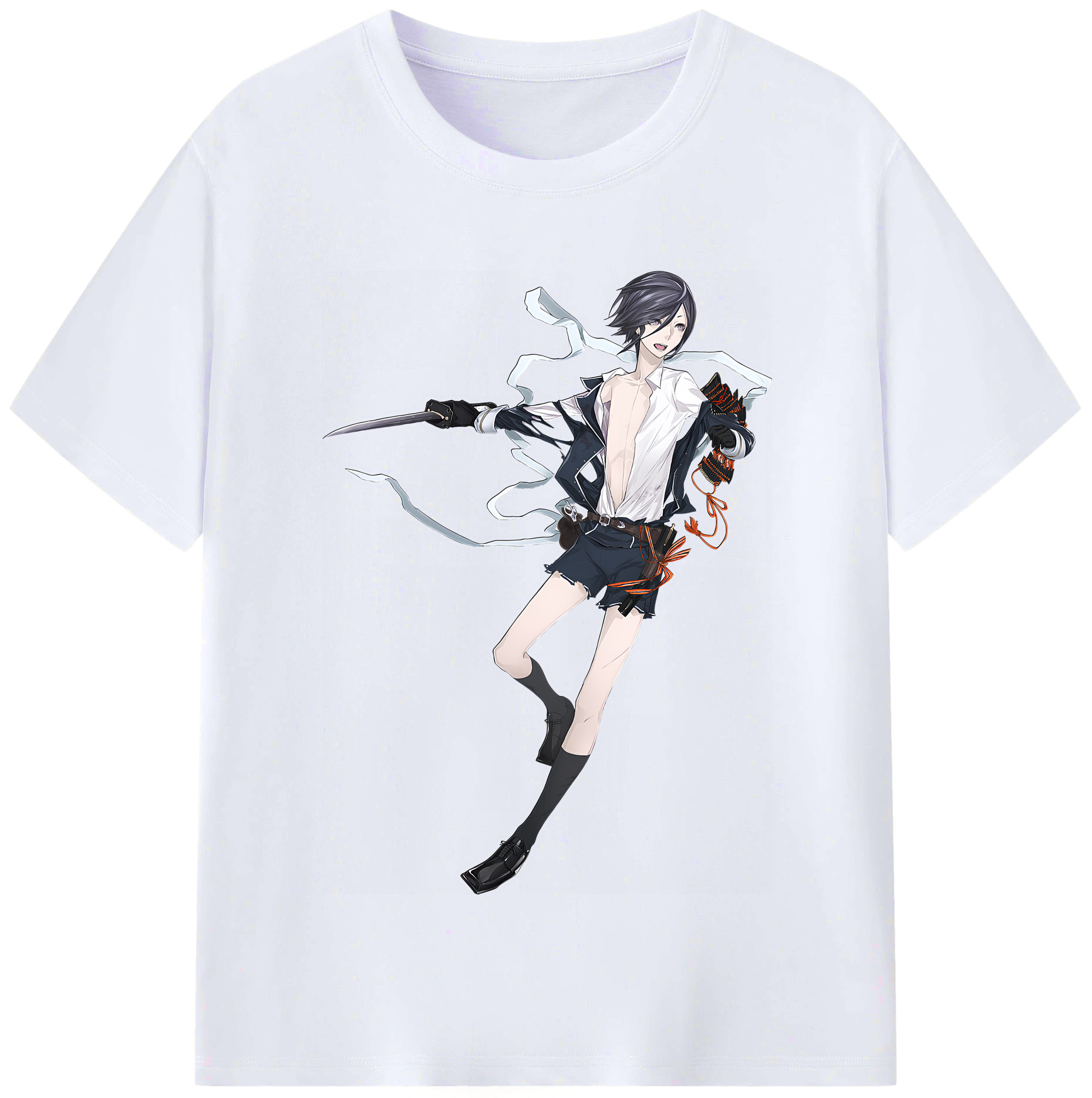 （画像用） 刀剣乱舞 Touken Ranbu レディースカジュアルプリントTシャツ（綿100％）