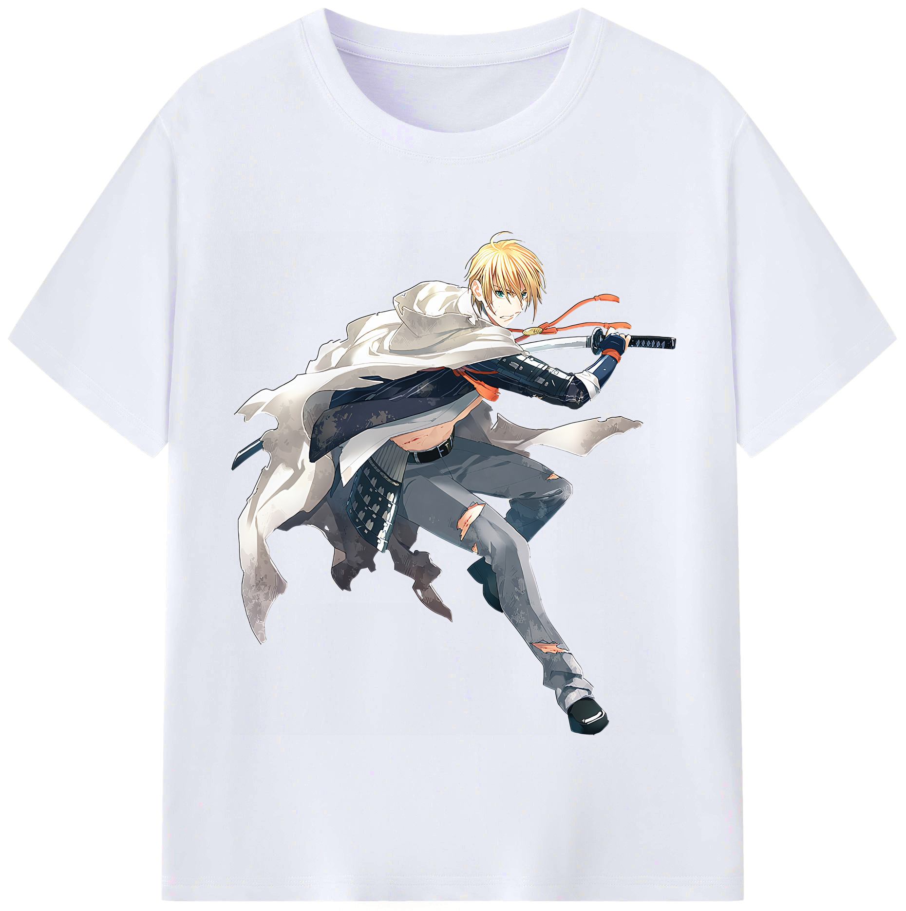 （画像用） 刀剣乱舞 Touken Ranbu レディースカジュアルプリントTシャツ（綿100％）