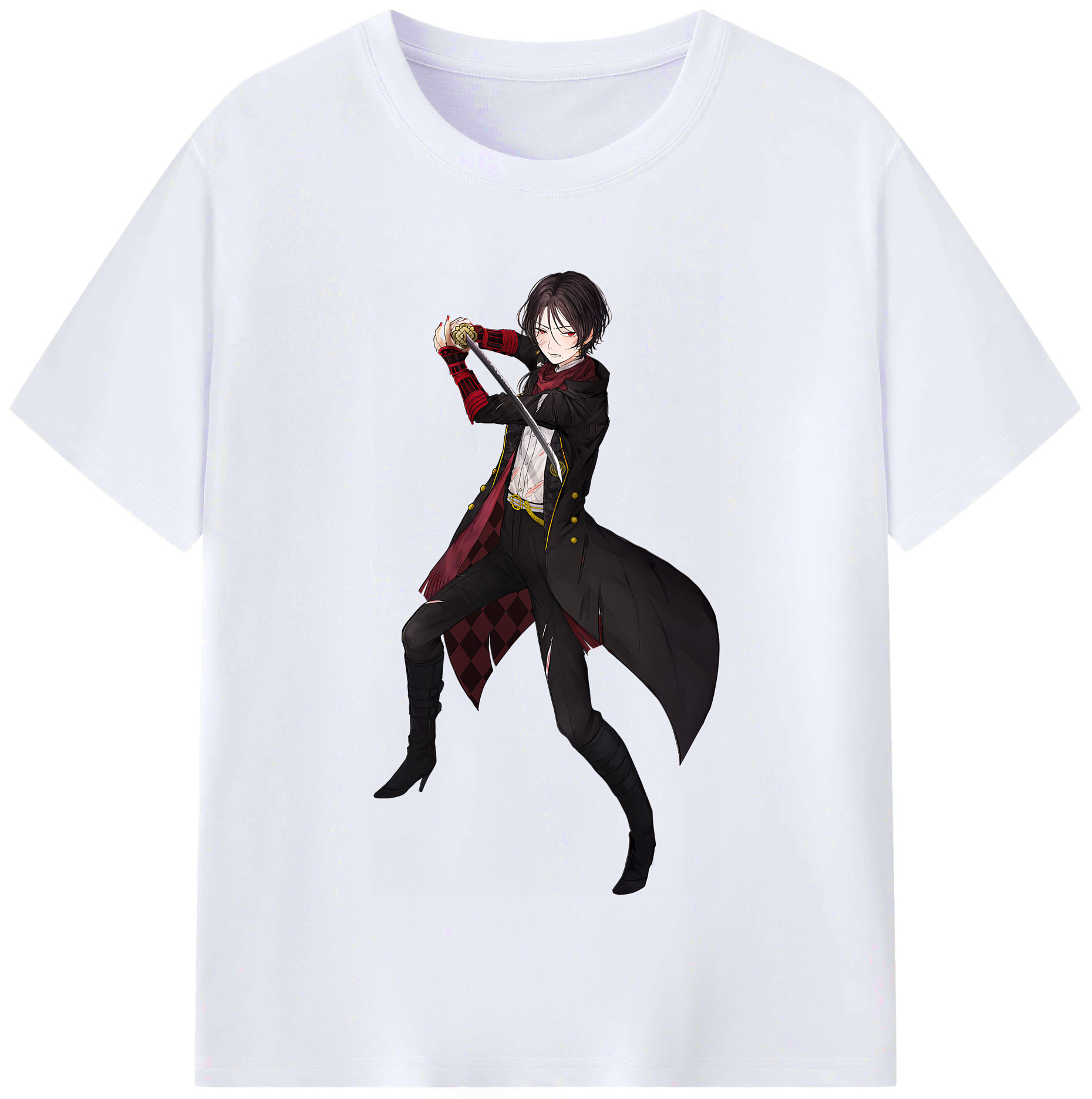 （画像用） 刀剣乱舞 Touken Ranbu レディースカジュアルプリントTシャツ（綿100％）