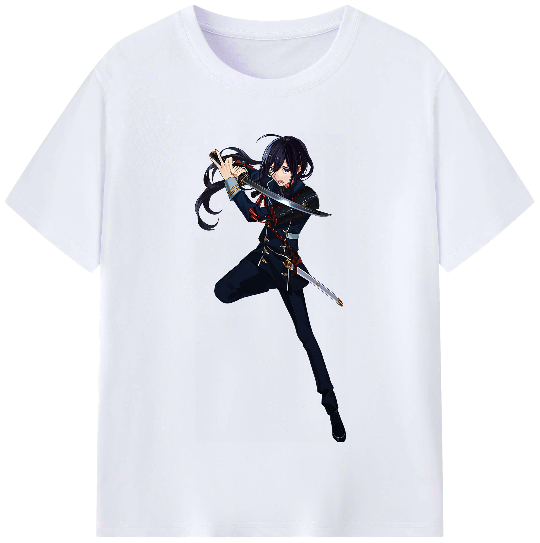 （画像用） 刀剣乱舞 Touken Ranbu レディースカジュアルプリントTシャツ（綿100％）
