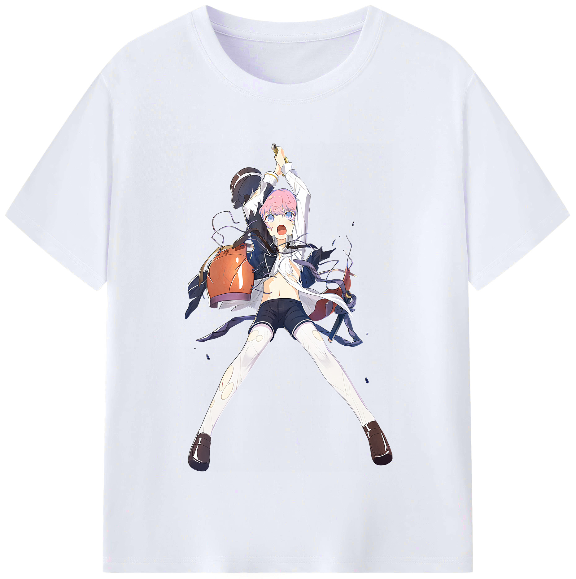 （画像用） 刀剣乱舞 Touken Ranbu レディースカジュアルプリントTシャツ（綿100％）