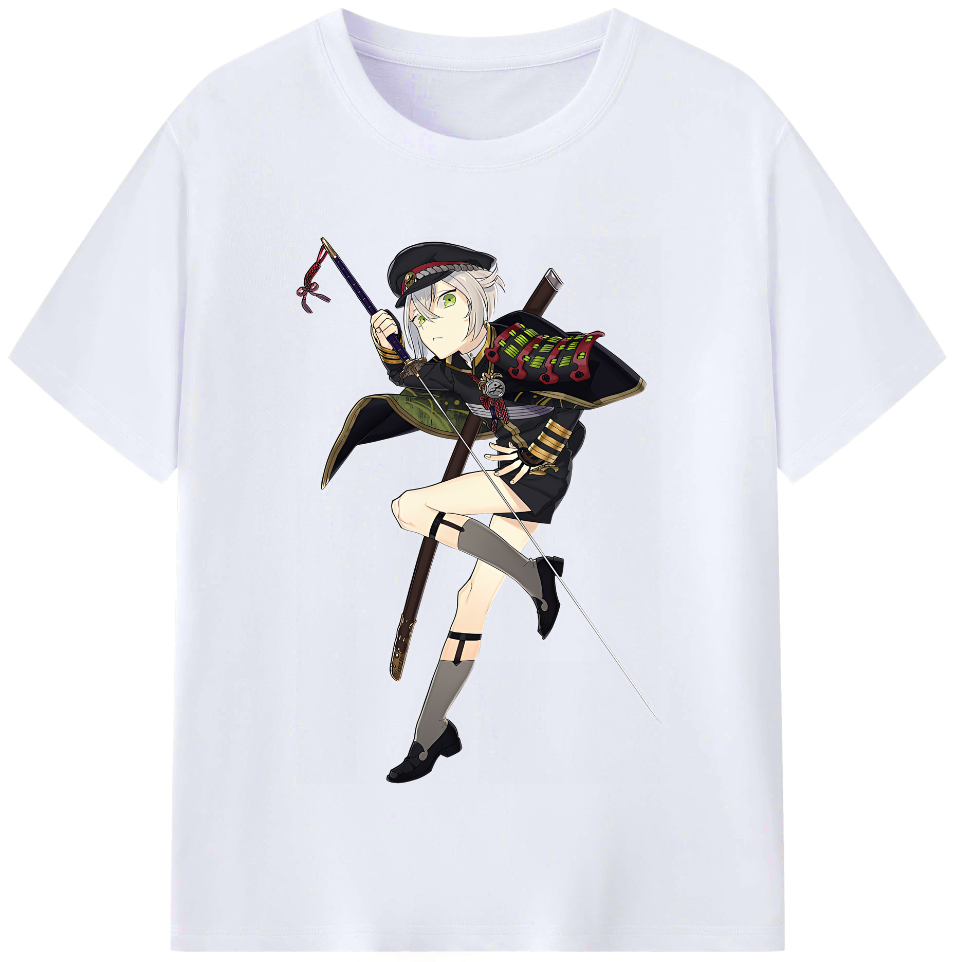 （画像用） 刀剣乱舞 Touken Ranbu レディースカジュアルプリントTシャツ（綿100％）