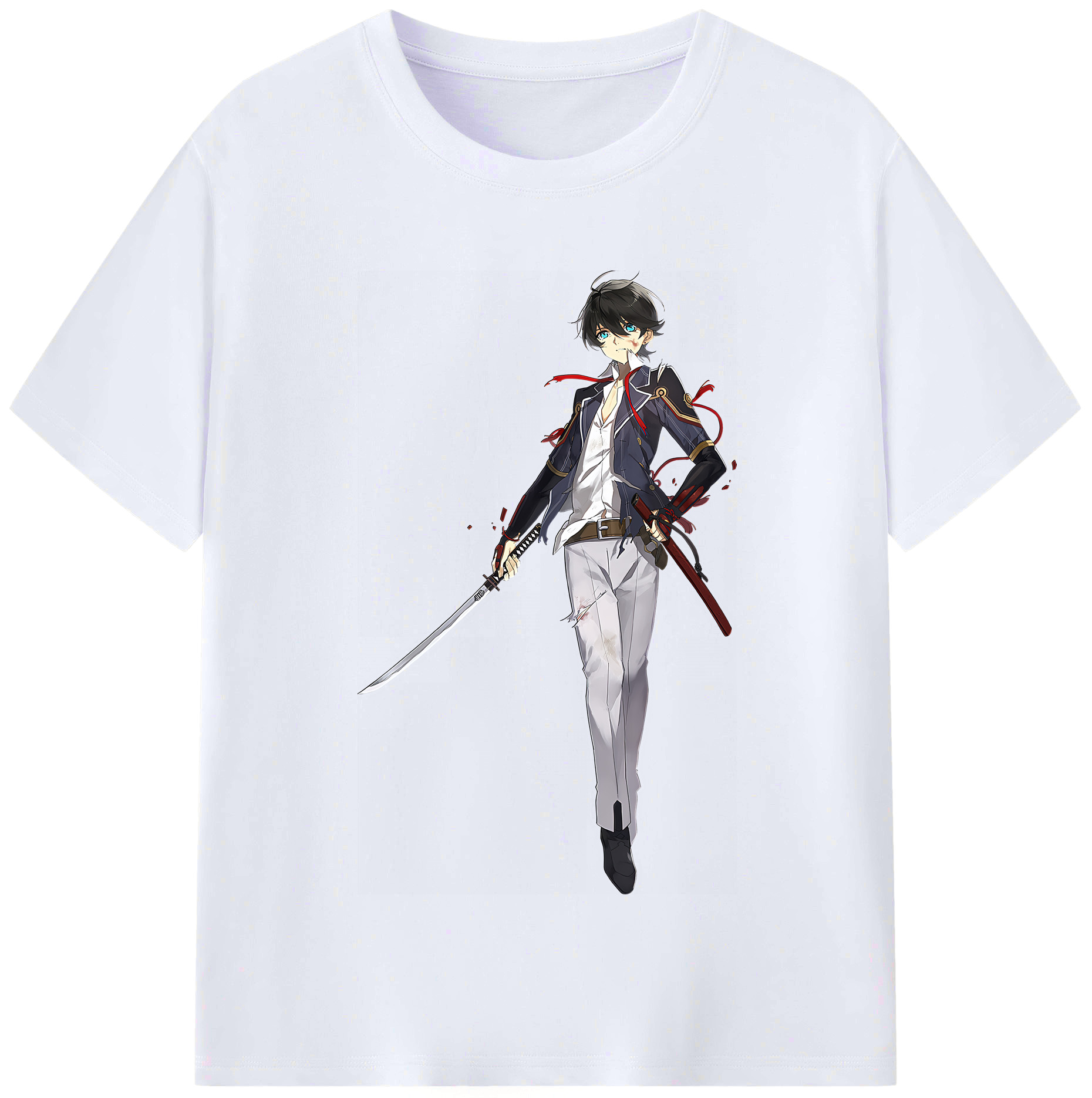 （画像用） 刀剣乱舞 Touken Ranbu レディースカジュアルプリントTシャツ（綿100％）