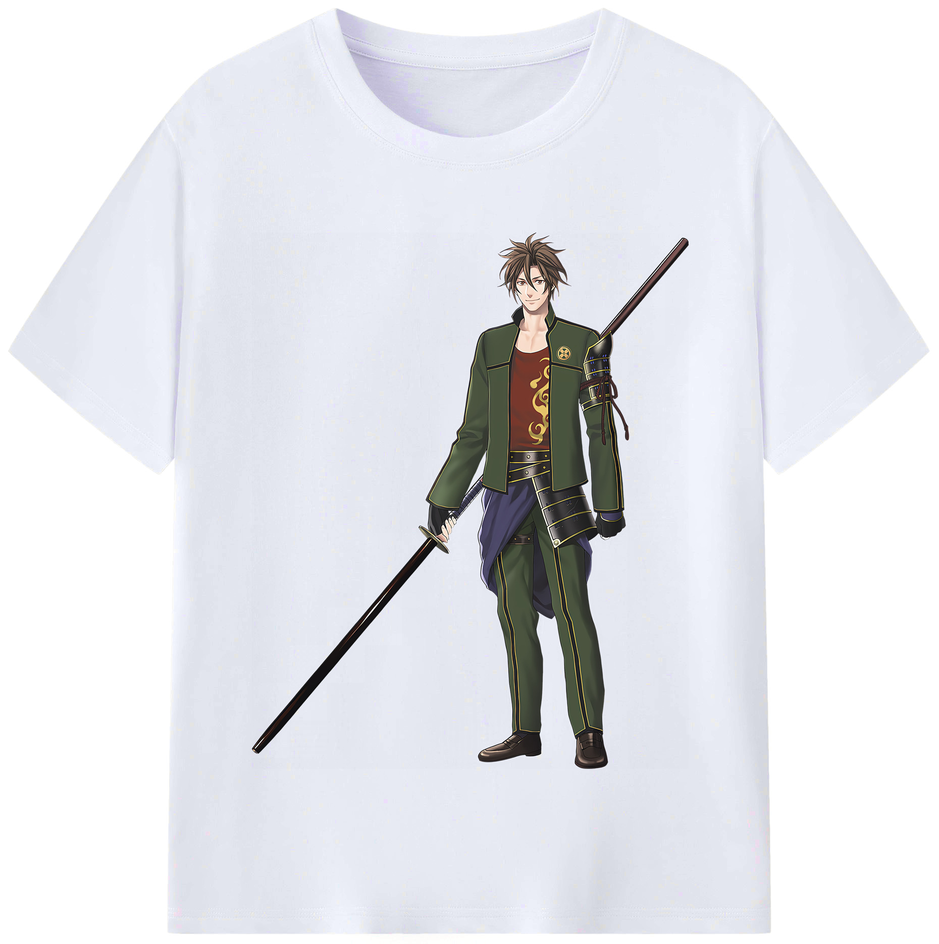 （画像用） 刀剣乱舞 Touken Ranbu レディースカジュアルプリントTシャツ（綿100％）