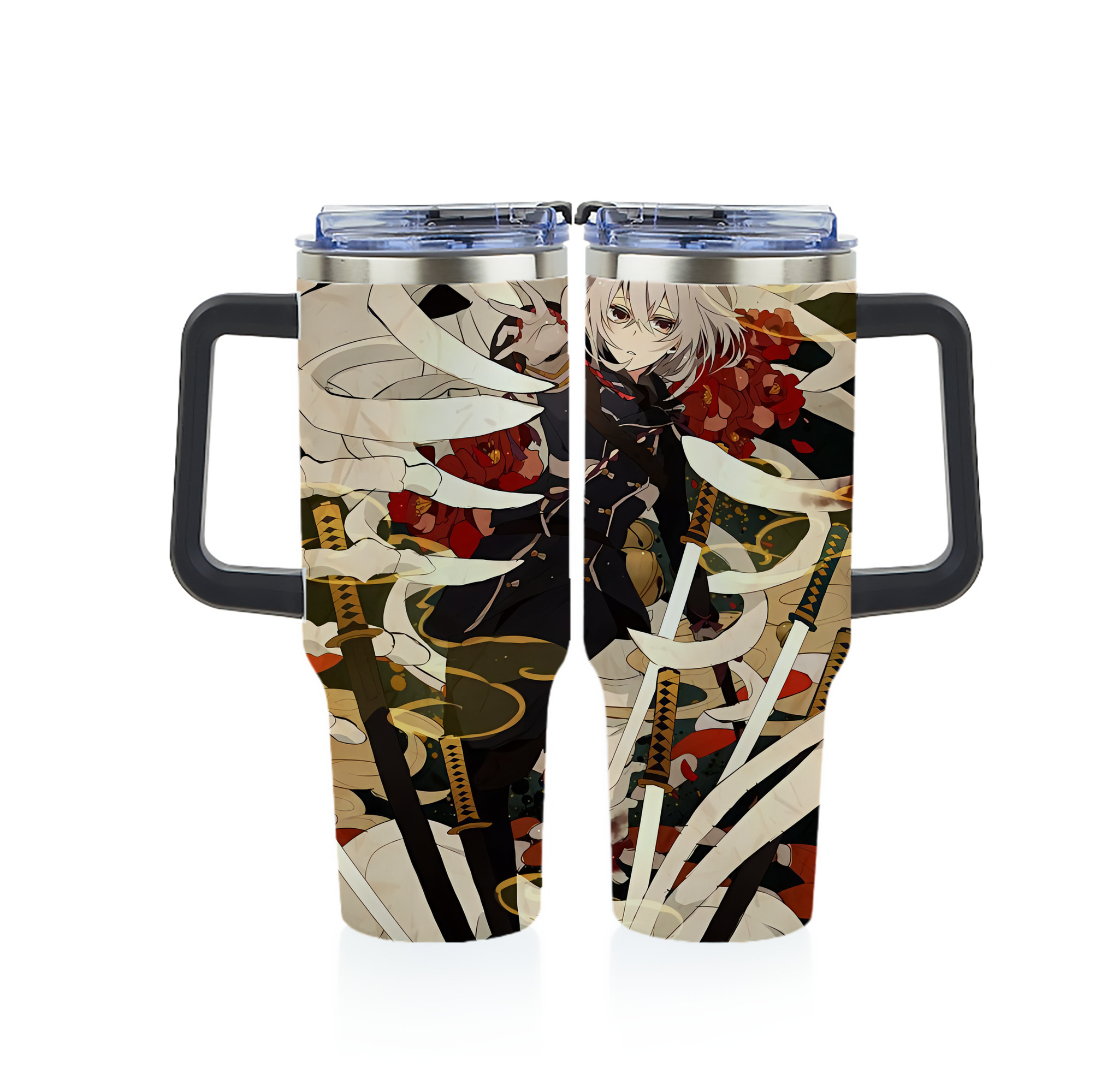 （画像用） 刀剣乱舞 Touken Ranbu 1200ｍLフルプリント車用タンブラー