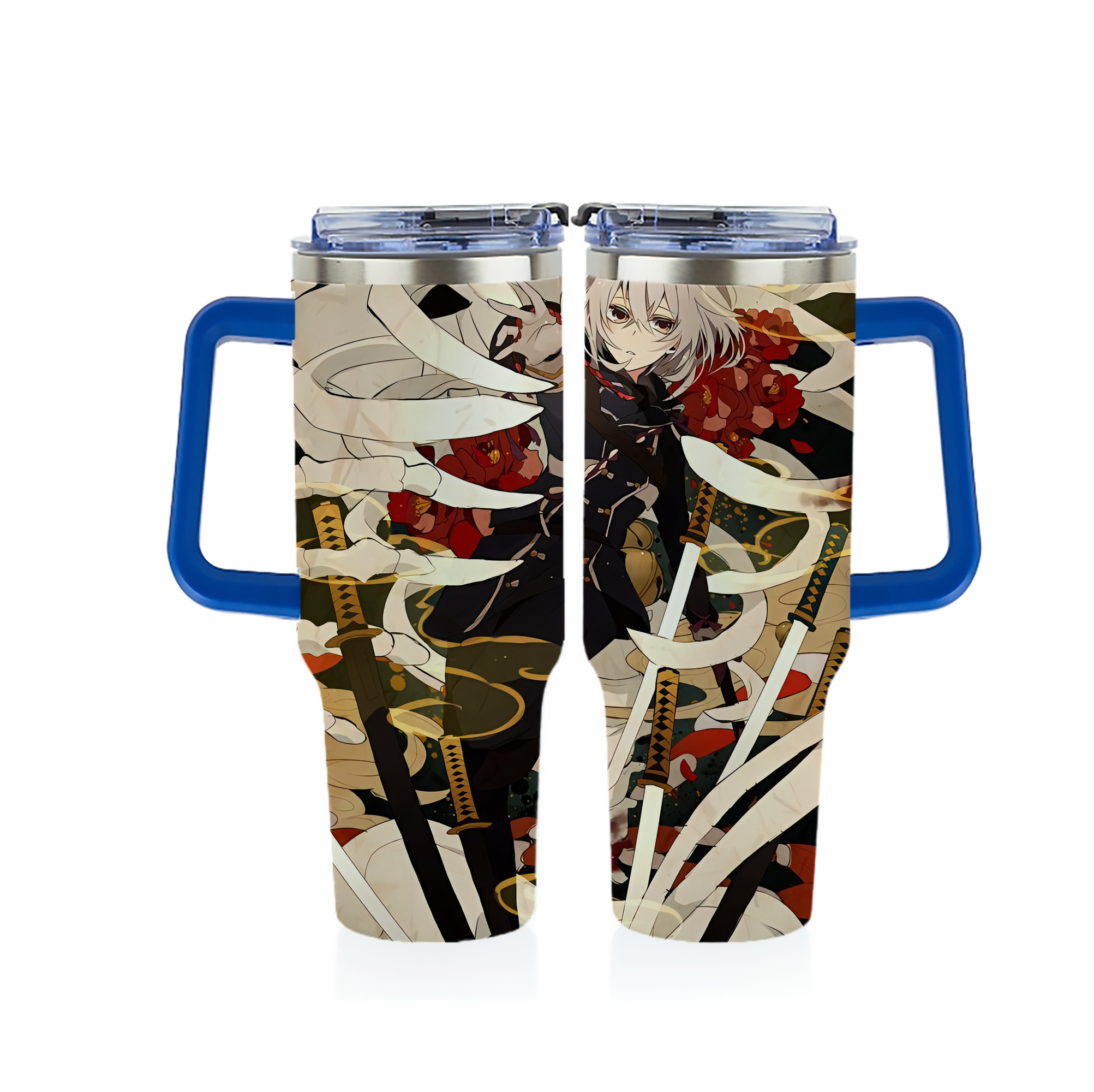 （画像用） 刀剣乱舞 Touken Ranbu 1200ｍLフルプリント車用タンブラー