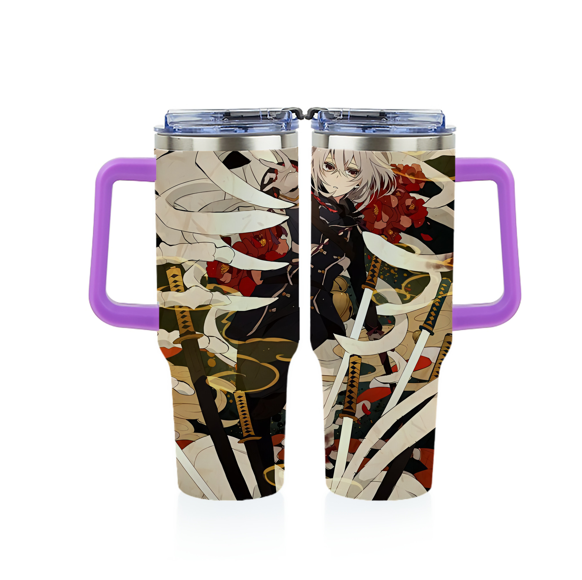 （画像用） 刀剣乱舞 Touken Ranbu 1200ｍLフルプリント車用タンブラー