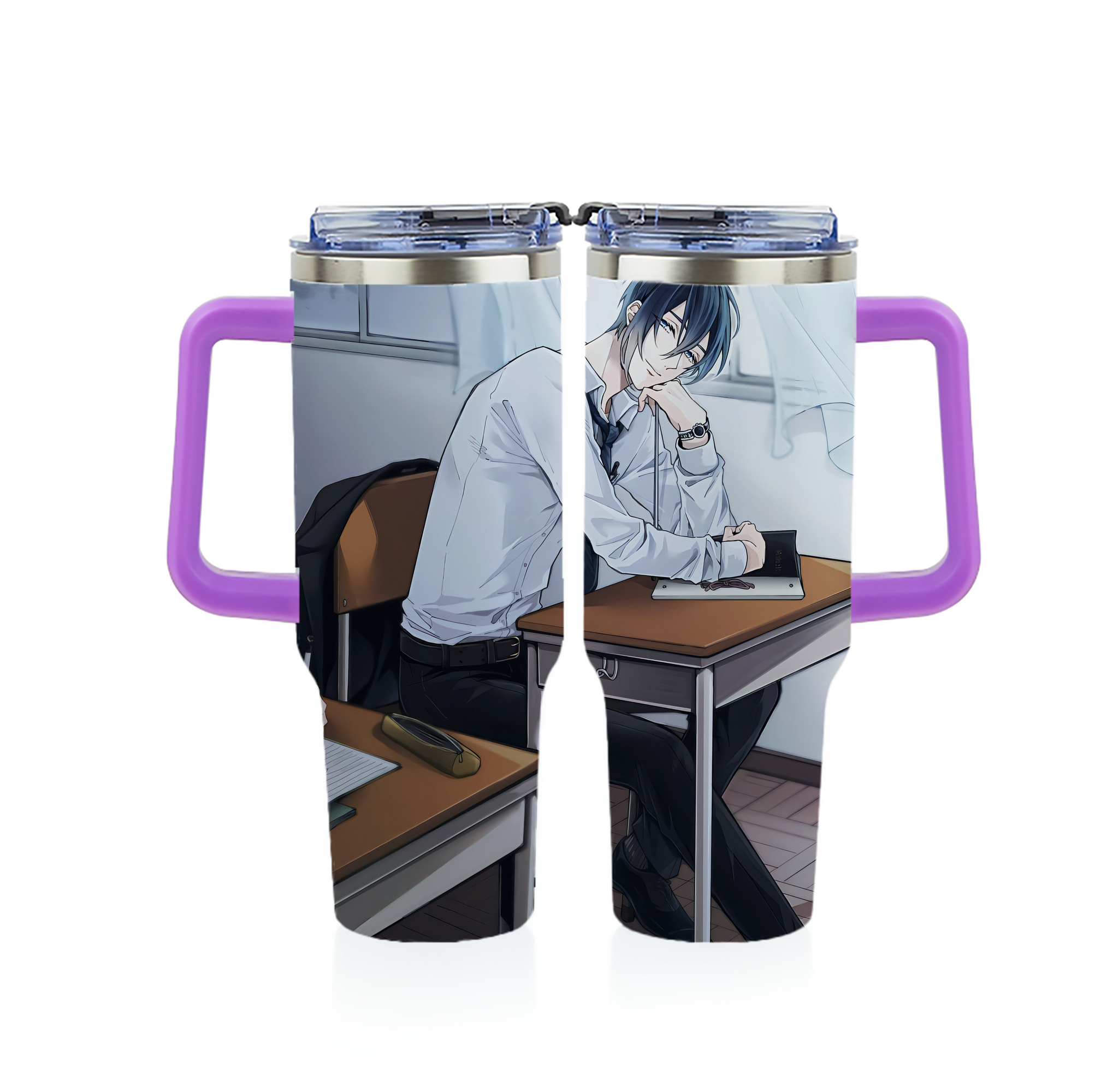 （画像用） 刀剣乱舞 Touken Ranbu 1200ｍLフルプリント車用タンブラー