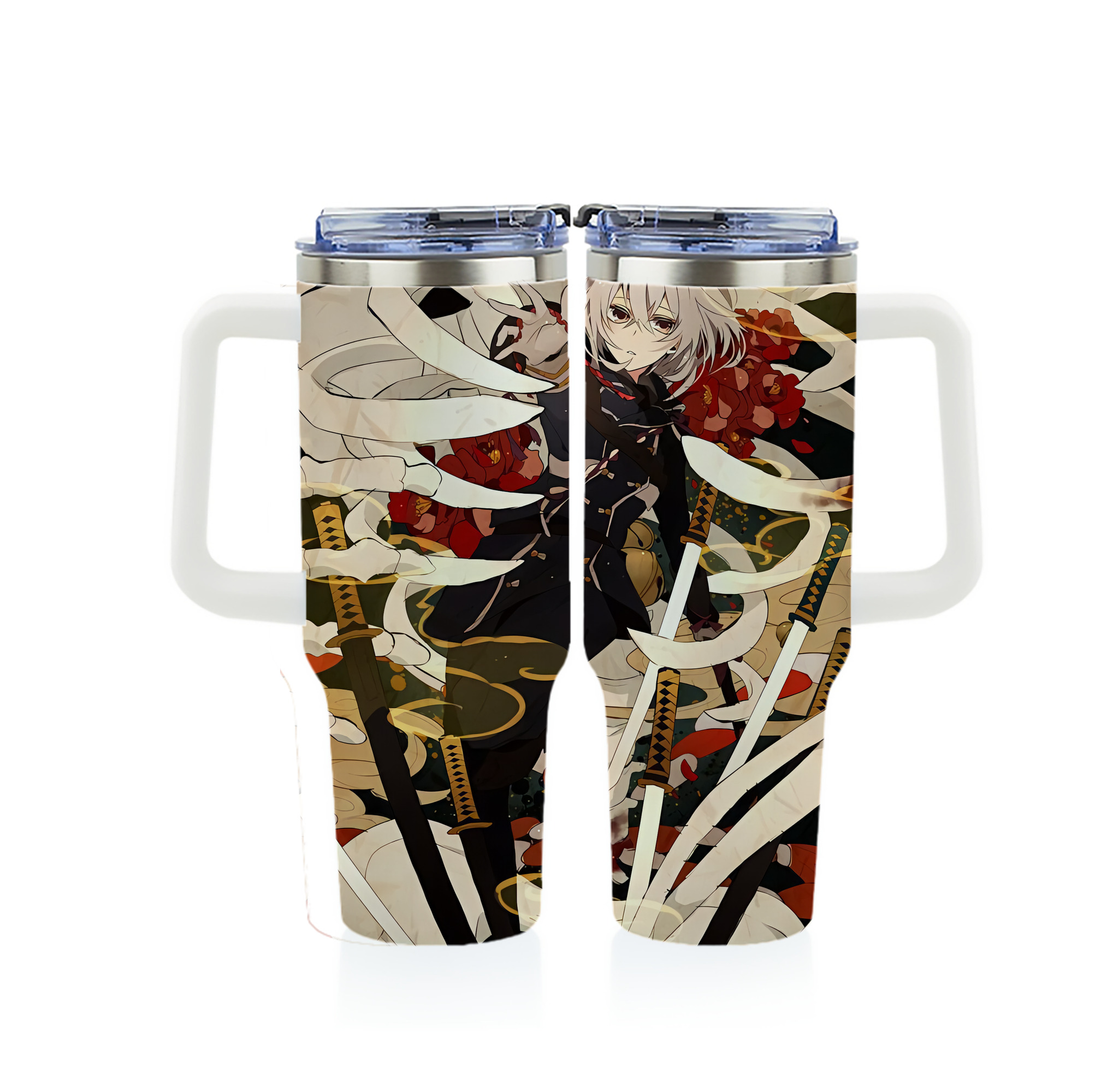 （画像用） 刀剣乱舞 Touken Ranbu 1200ｍLフルプリント車用タンブラー