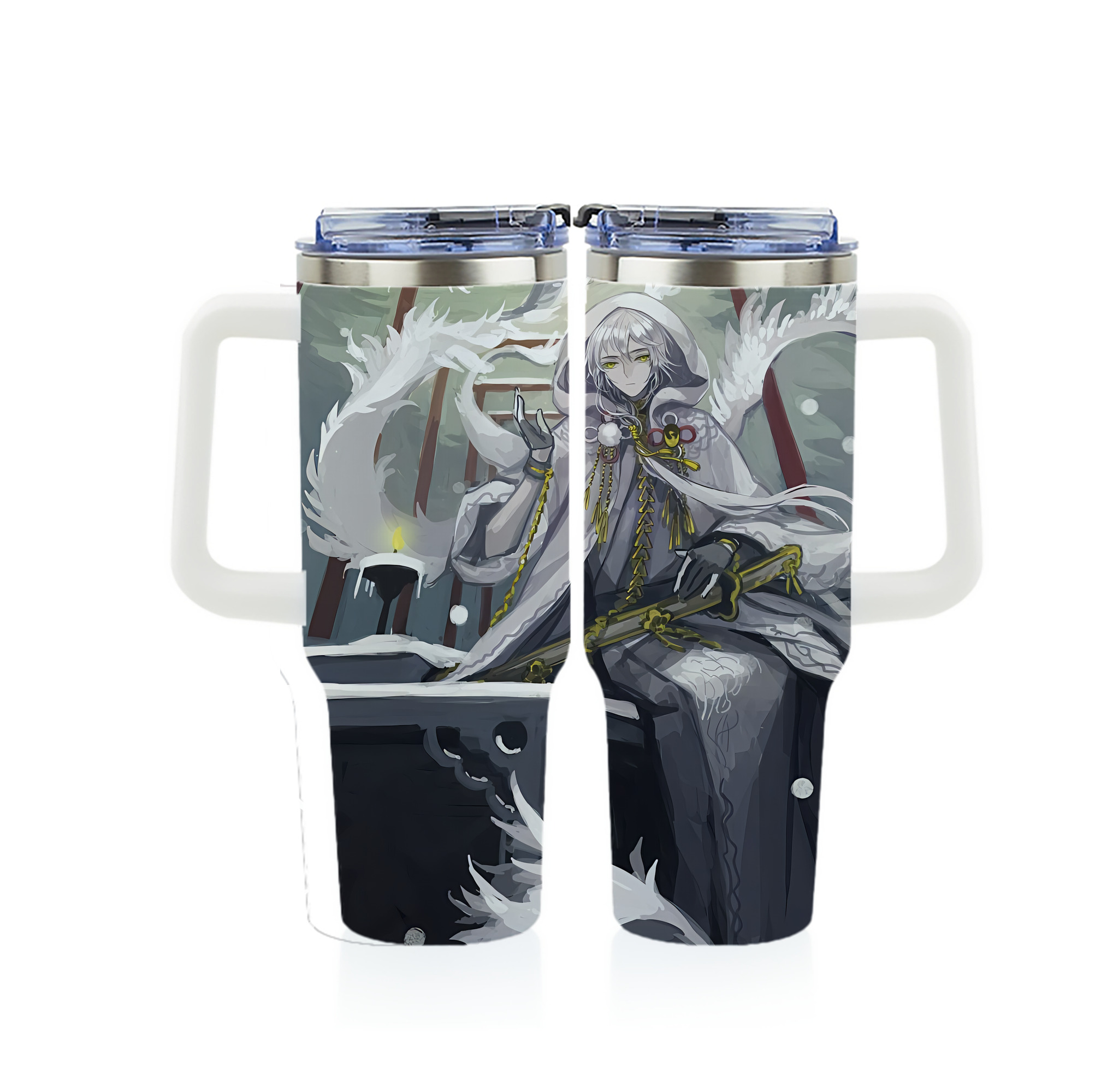 （画像用） 刀剣乱舞 Touken Ranbu 1200ｍLフルプリント車用タンブラー