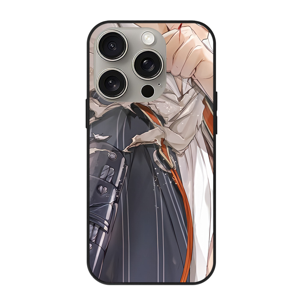 （画像用） 刀剣乱舞 Touken Ranbu 【iPhone15Pro対応】スマホケース 耐衝撃＆黄変防止 背面ガラス