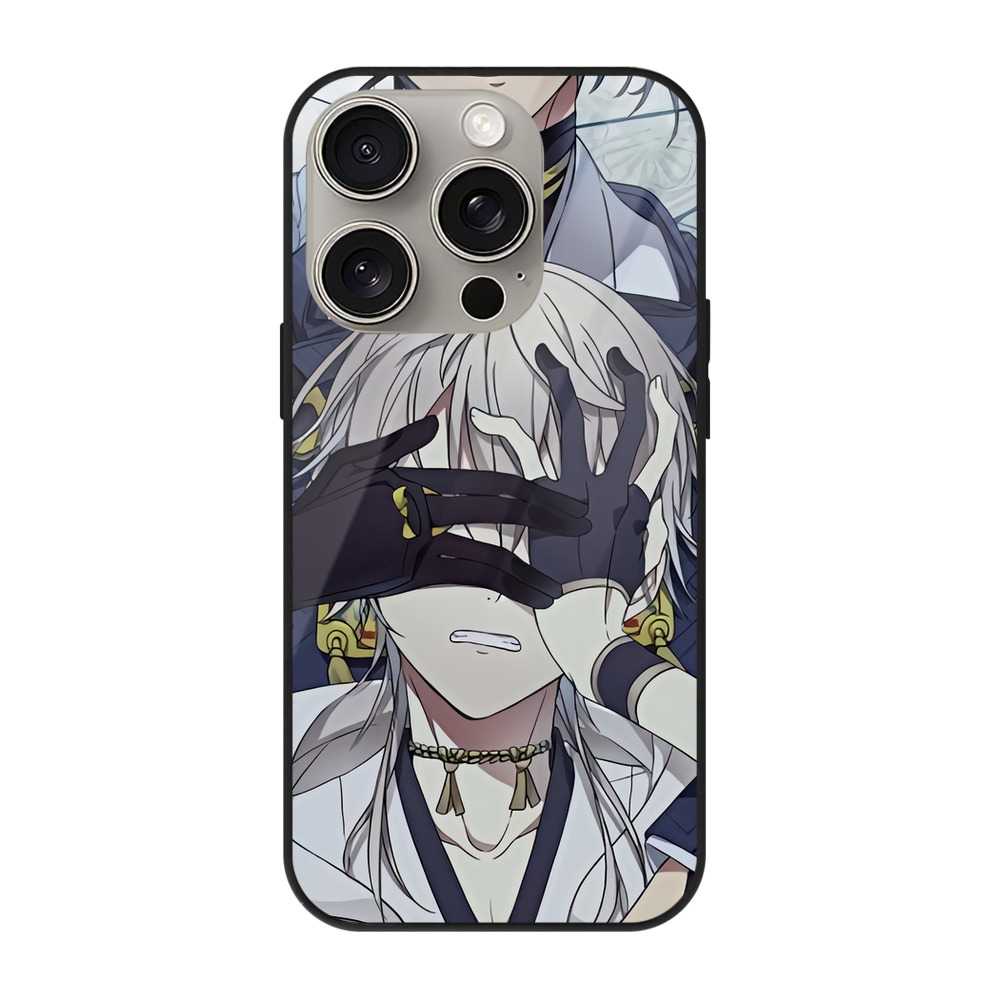 （画像用） 刀剣乱舞 Touken Ranbu 【iPhone15Pro対応】スマホケース 耐衝撃＆黄変防止 背面ガラス