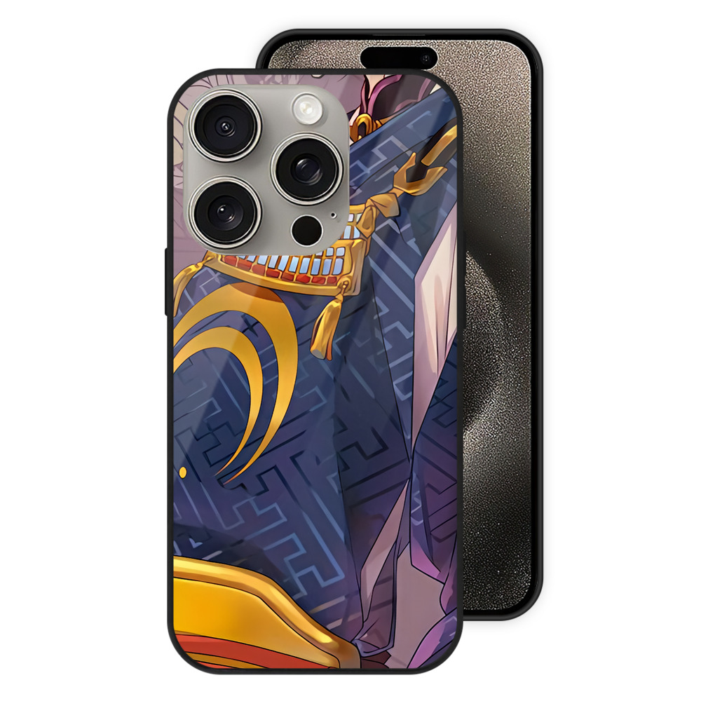 （画像用） 刀剣乱舞 Touken Ranbu 【iPhone15Pro対応】スマホケース 耐衝撃＆黄変防止 背面ガラス