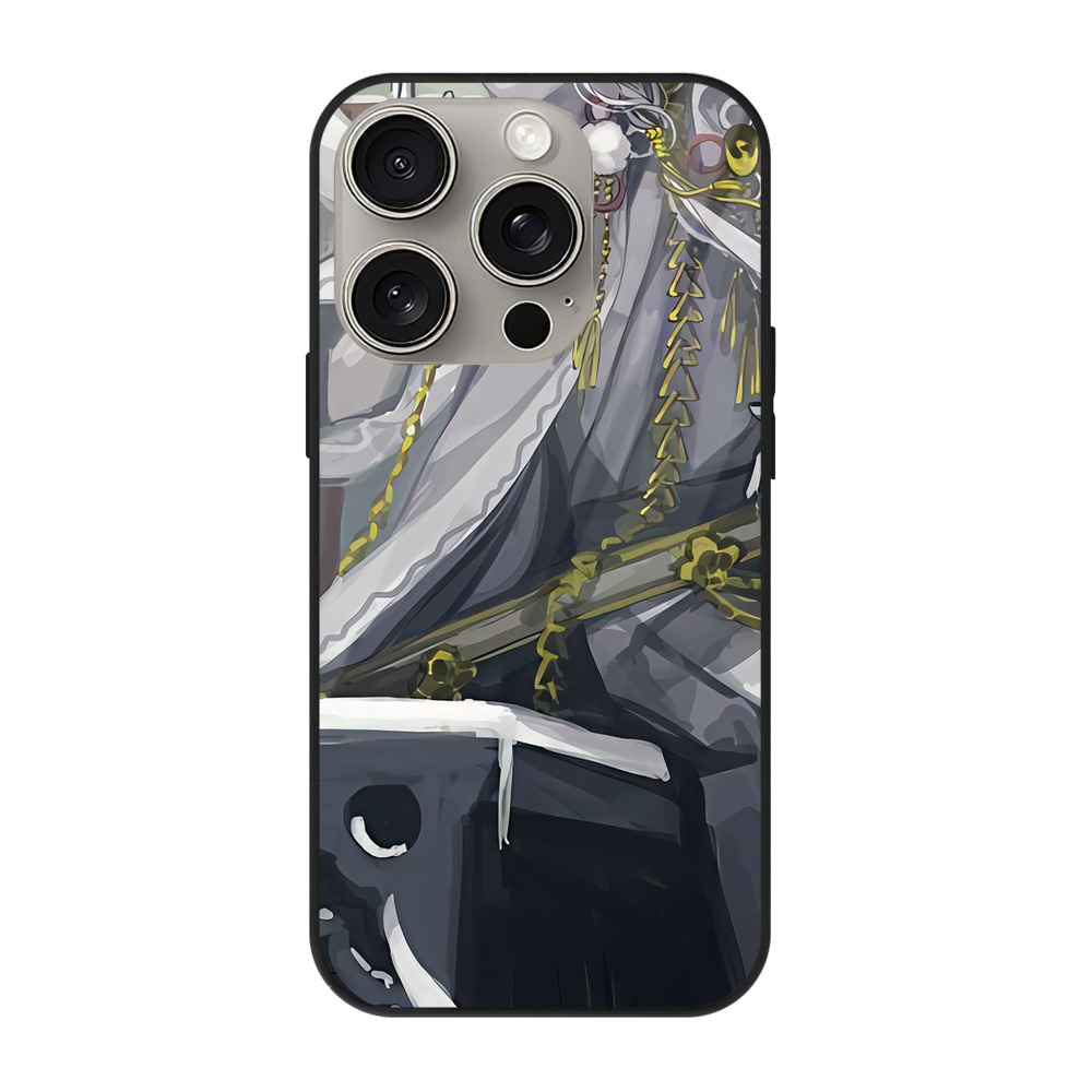 （画像用） 刀剣乱舞 Touken Ranbu 【iPhone15Pro対応】スマホケース 耐衝撃＆黄変防止 背面ガラス